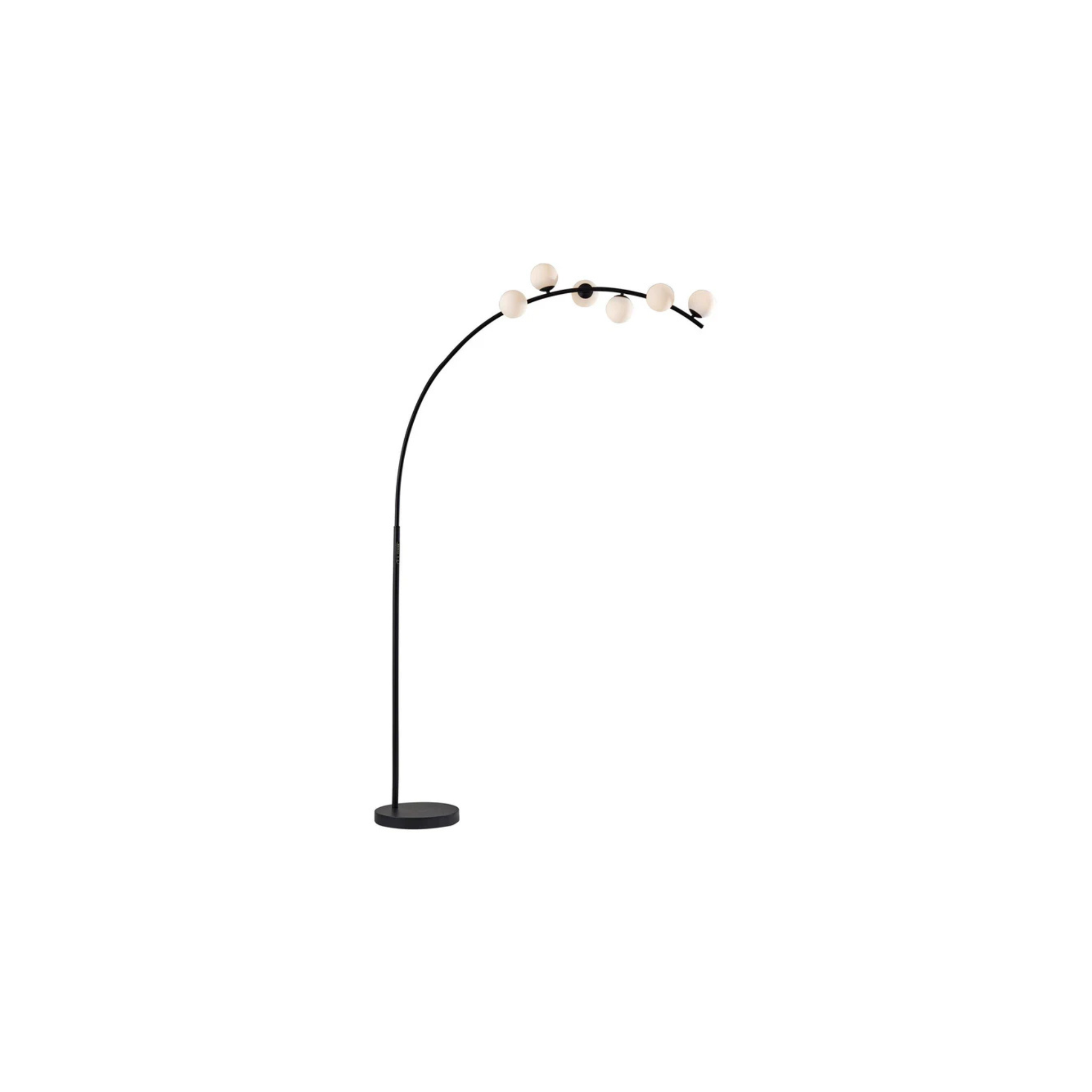 Lampe de plancher RONAN en noir — vue supplémentaire