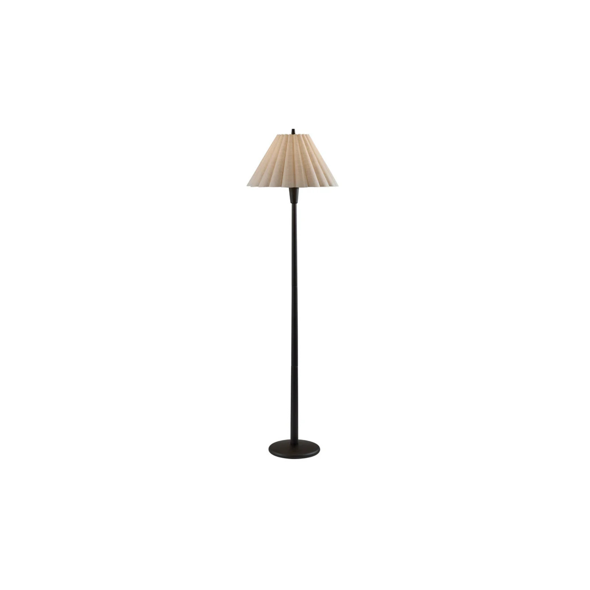 Lampe de plancher SCALLOP en noir — vue supplémentaire
