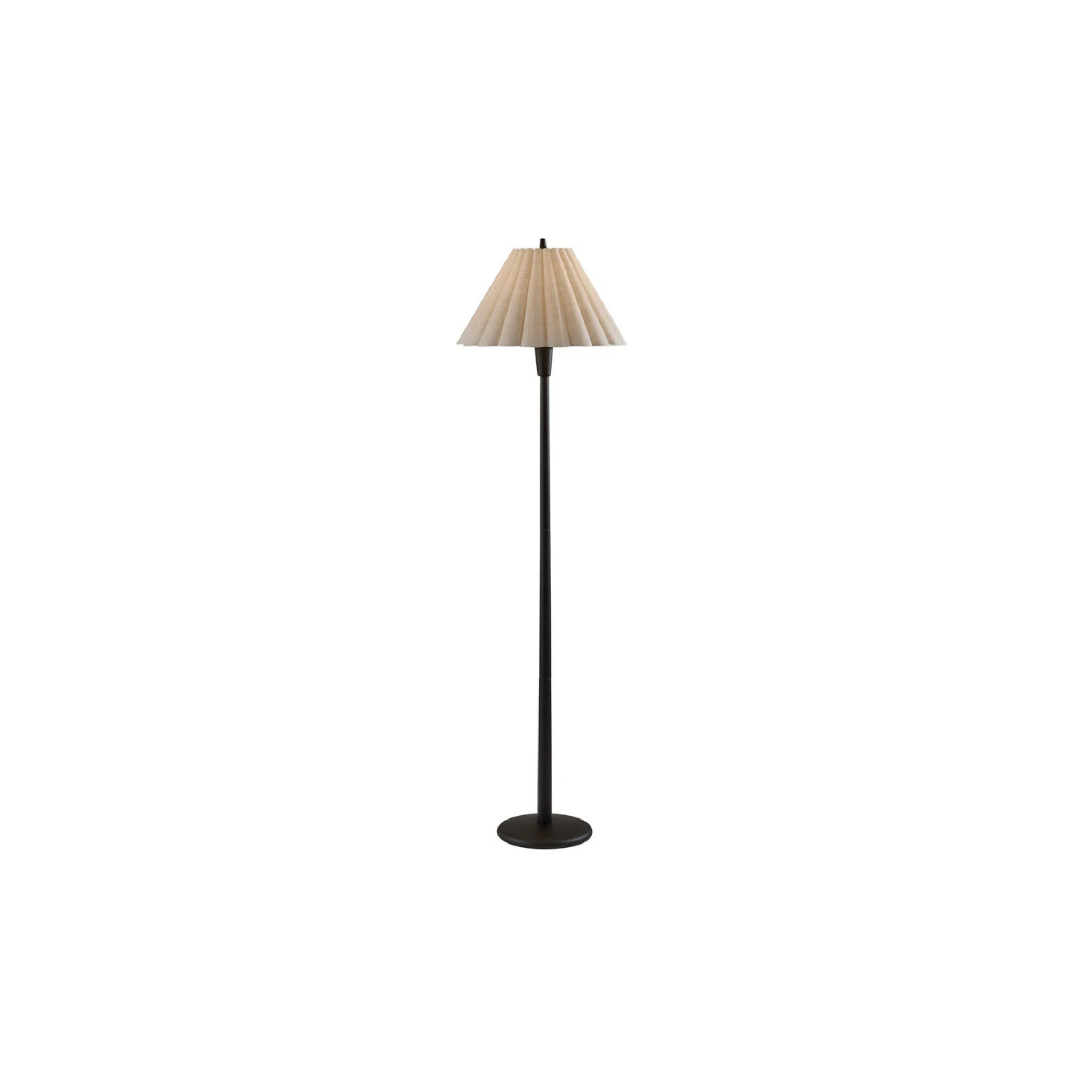 Lampe de plancher SCALLOP en noir — vue supplémentaire