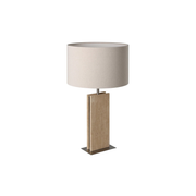 Lampe de table BELESAR en travertin et nickel mat Eglo — vue supplémentaire