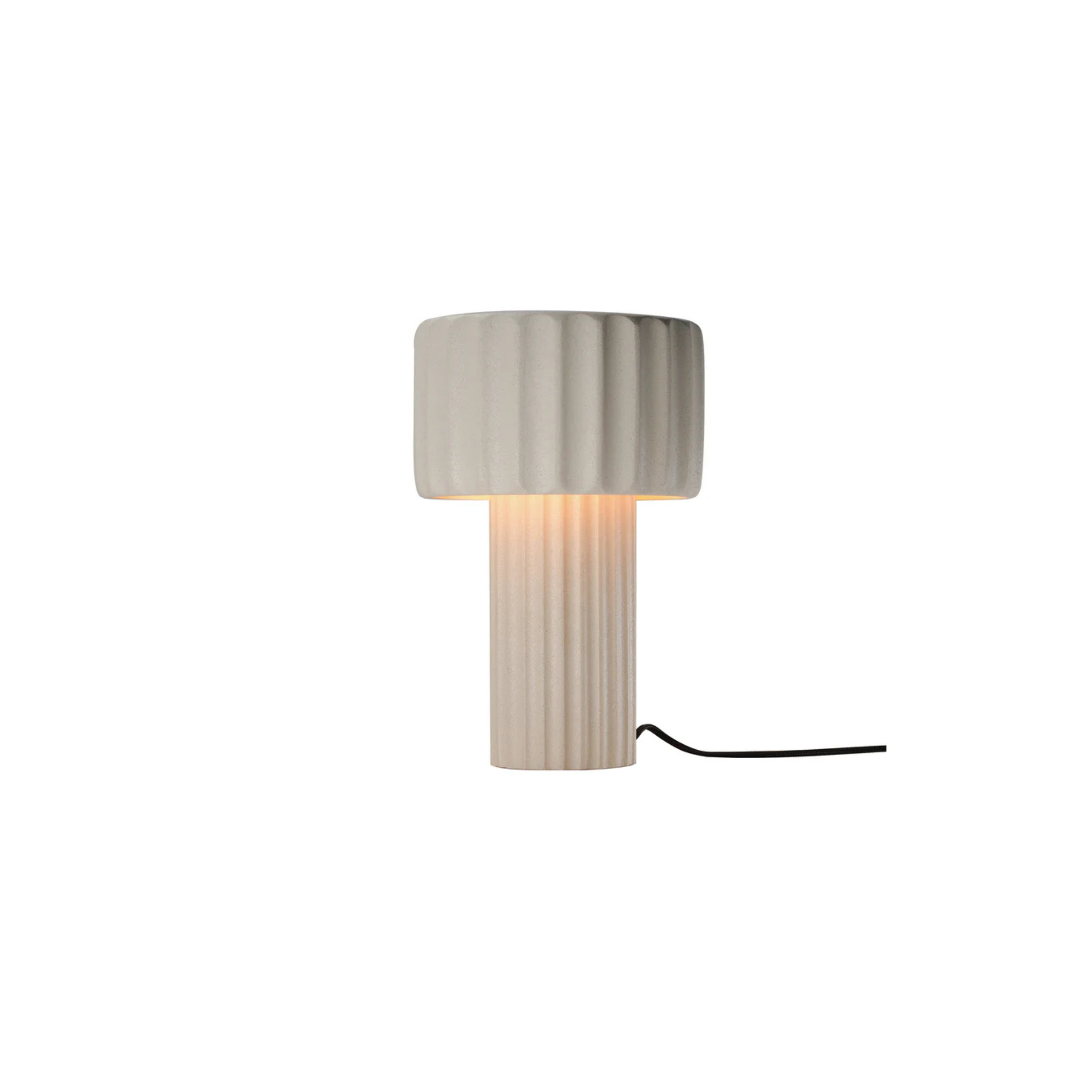 Lampe de table DELPHI en craie blanche Maxim-ET2 — vue supplémentaire