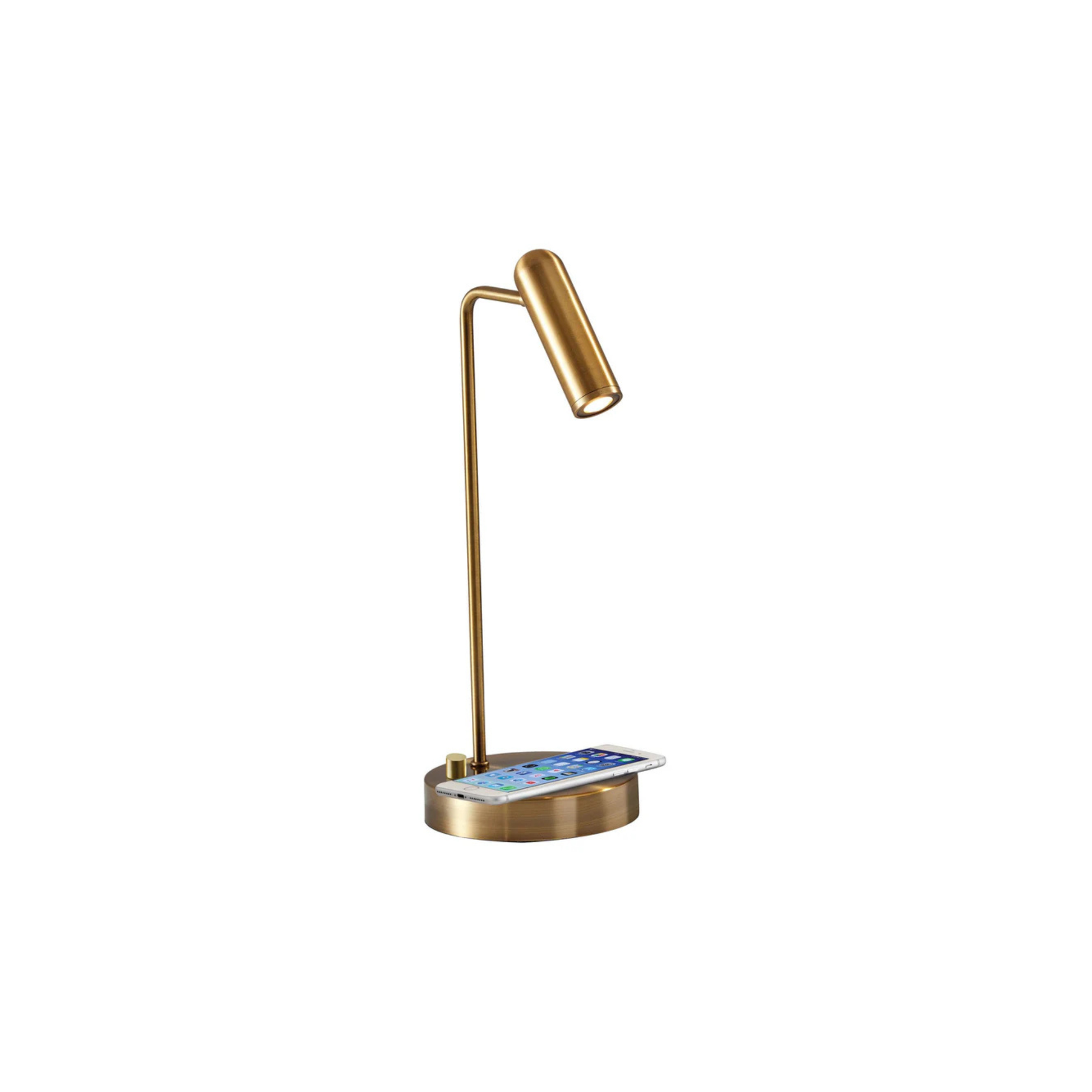 Lampe de table KAYE en laiton antique, sans fil — vue supplémentaire