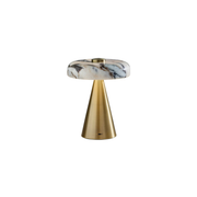 Lampe de table RANDY en laiton antique, rechargeable — vue supplémentaire