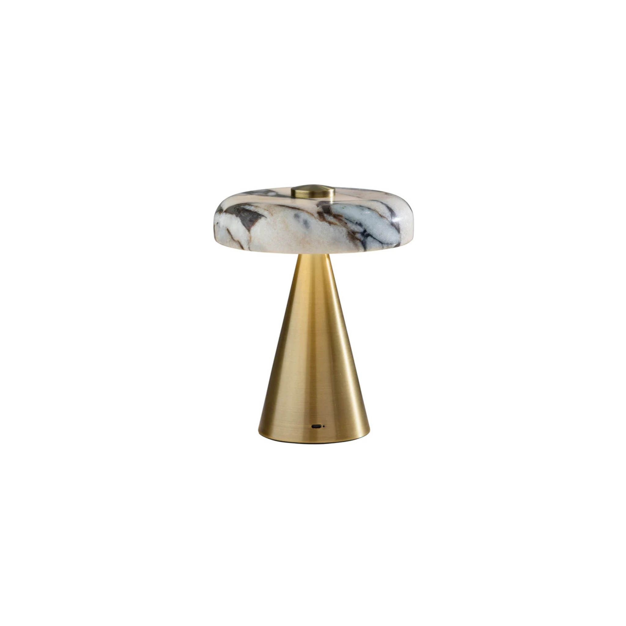 Lampe de table RANDY en laiton antique, rechargeable — vue supplémentaire