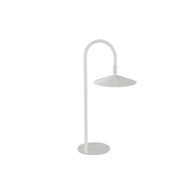 Lampe de table RAQUEL en blanc mat Dainolite — vue supplémentaire