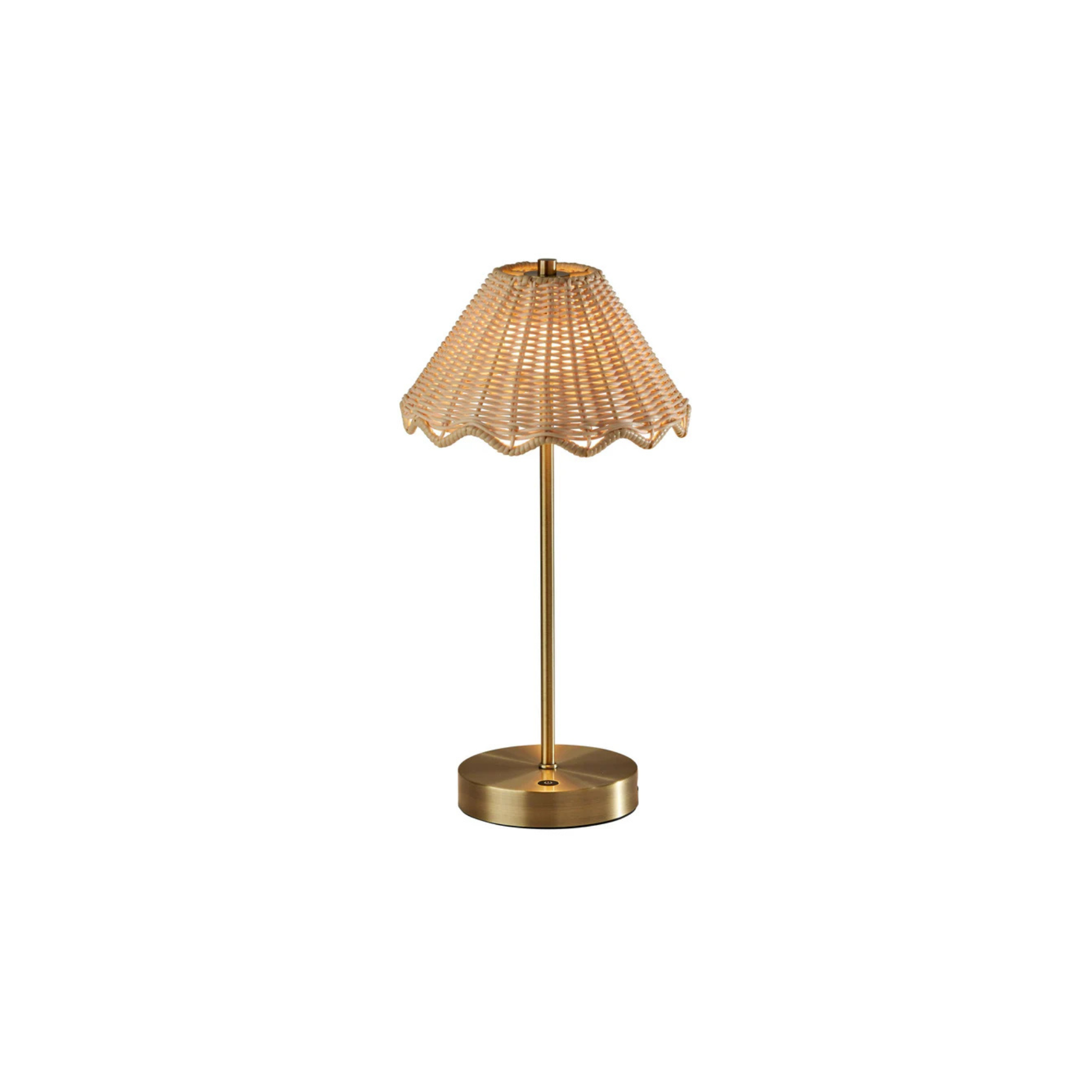 Lampe de table STEVIE en laiton antique, rechargeable — vue supplémentaire