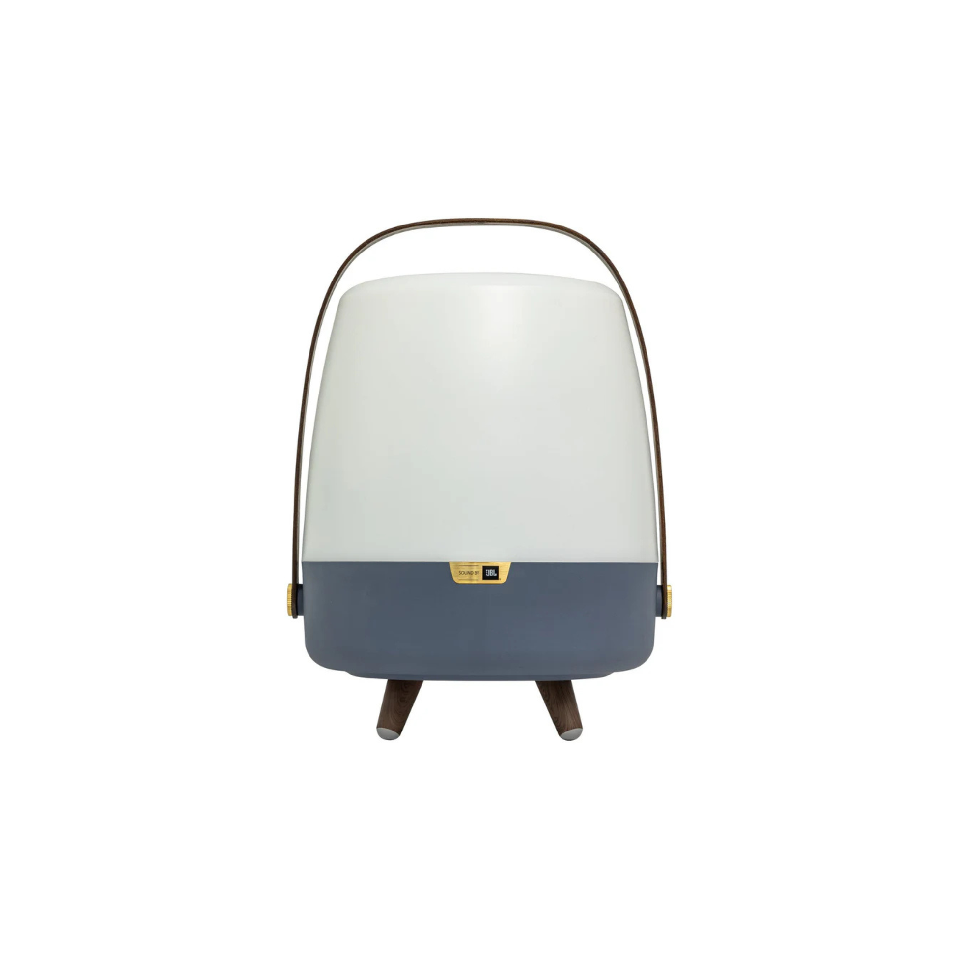 Lampe de table LITE UP PLAY en bleu océan, noyer et laiton, rechargeable ADESSO — vue supplémentaire