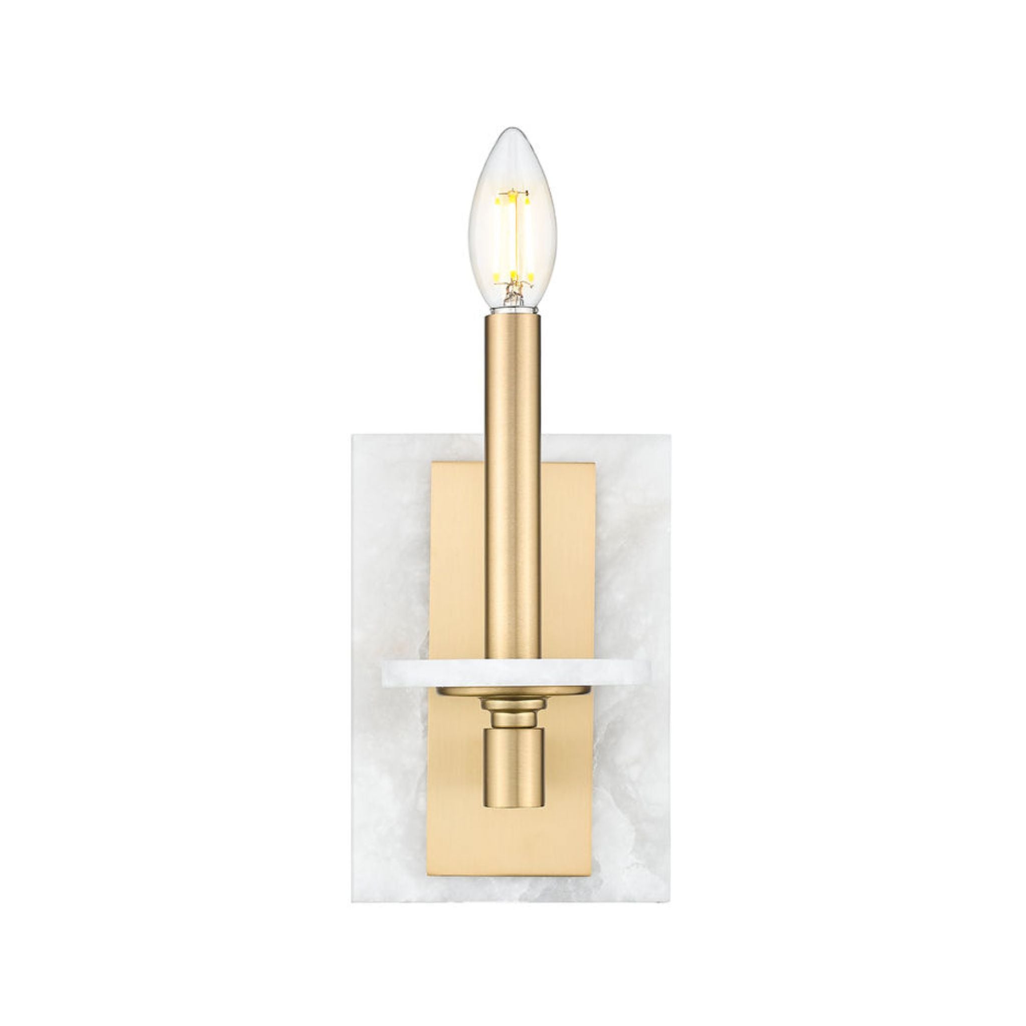 Applique murale KADEN en or moderne et albâtre Z-Lite — vue supplémentaire