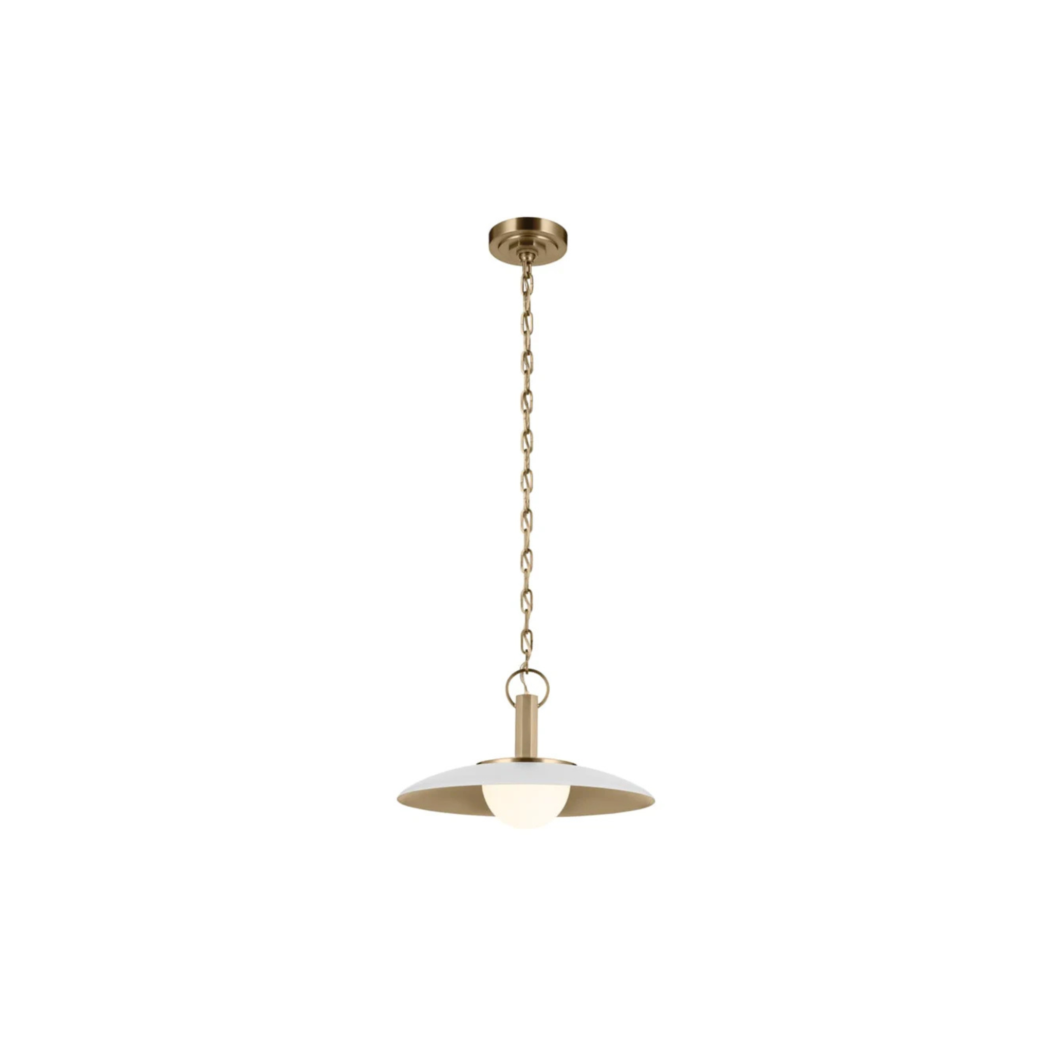 Suspension KURIO en blanc et bronze champagne Kichler — vue supplémentaire