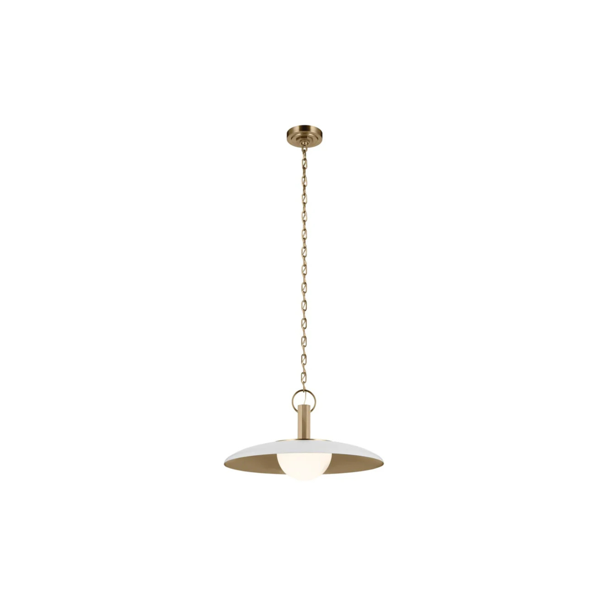 Suspension KURIO en blanc et bronze champagne Kichler — vue supplémentaire