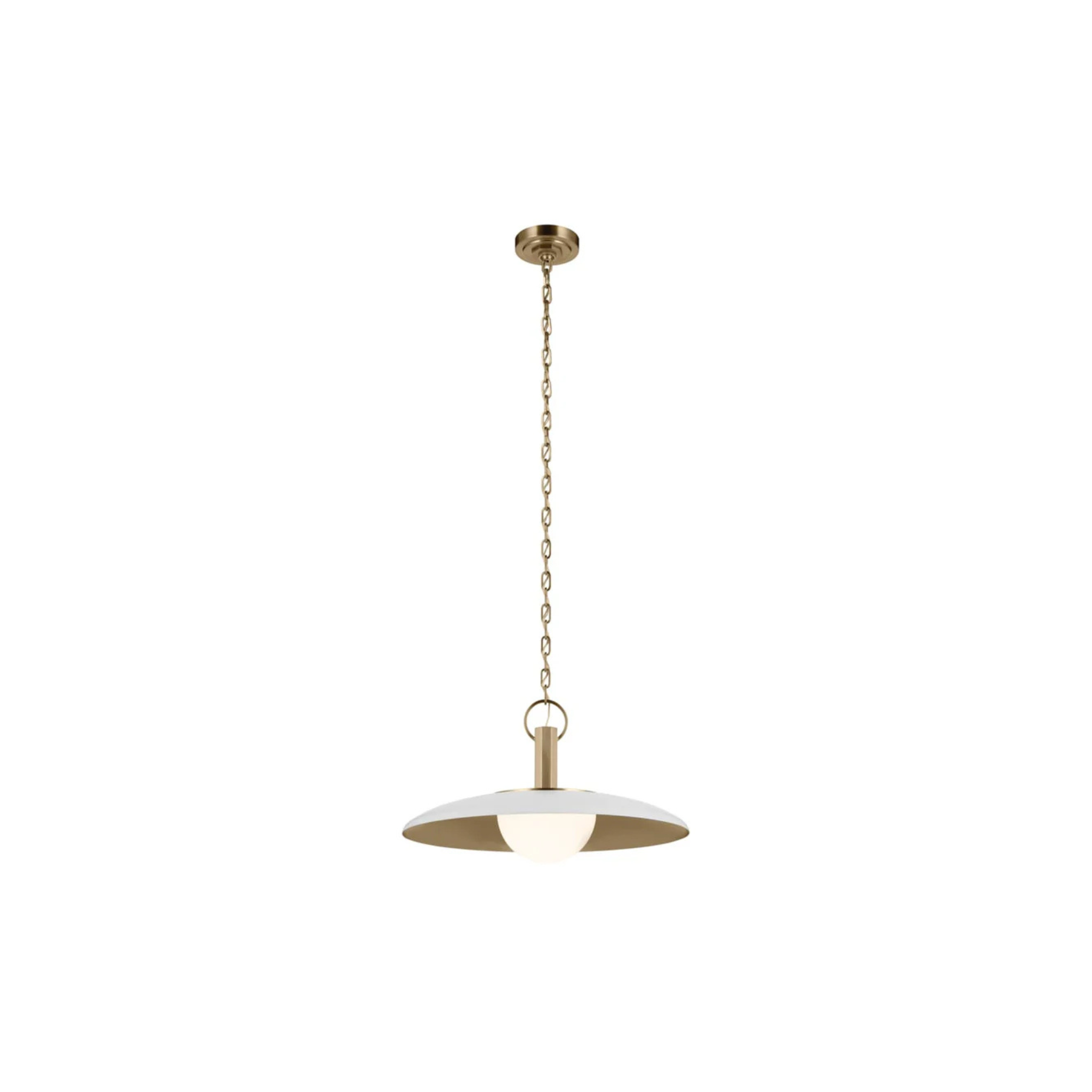 Suspension KURIO en blanc et bronze champagne Kichler — vue supplémentaire