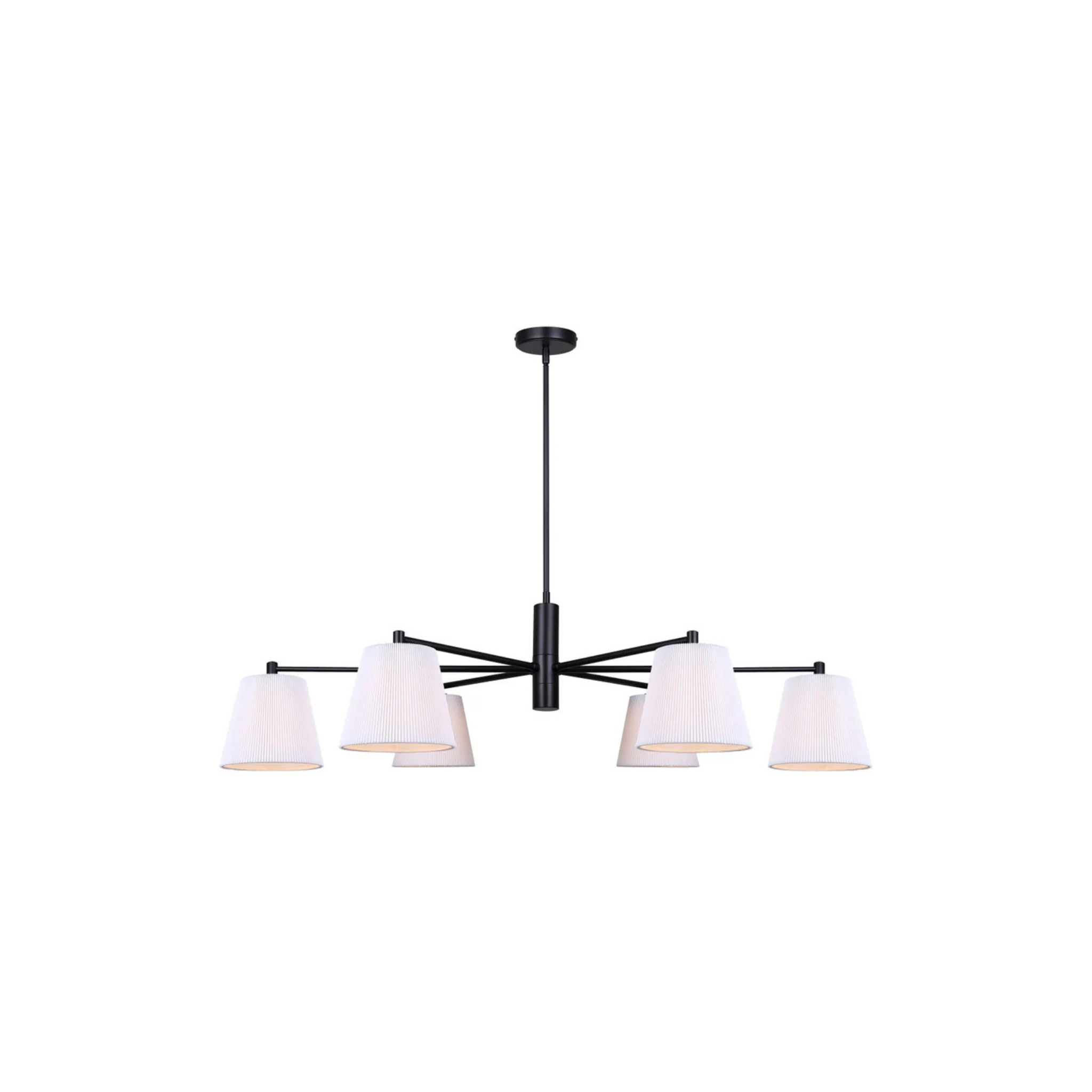 Suspension ASPEN en noir mat Canarm — vue supplémentaire