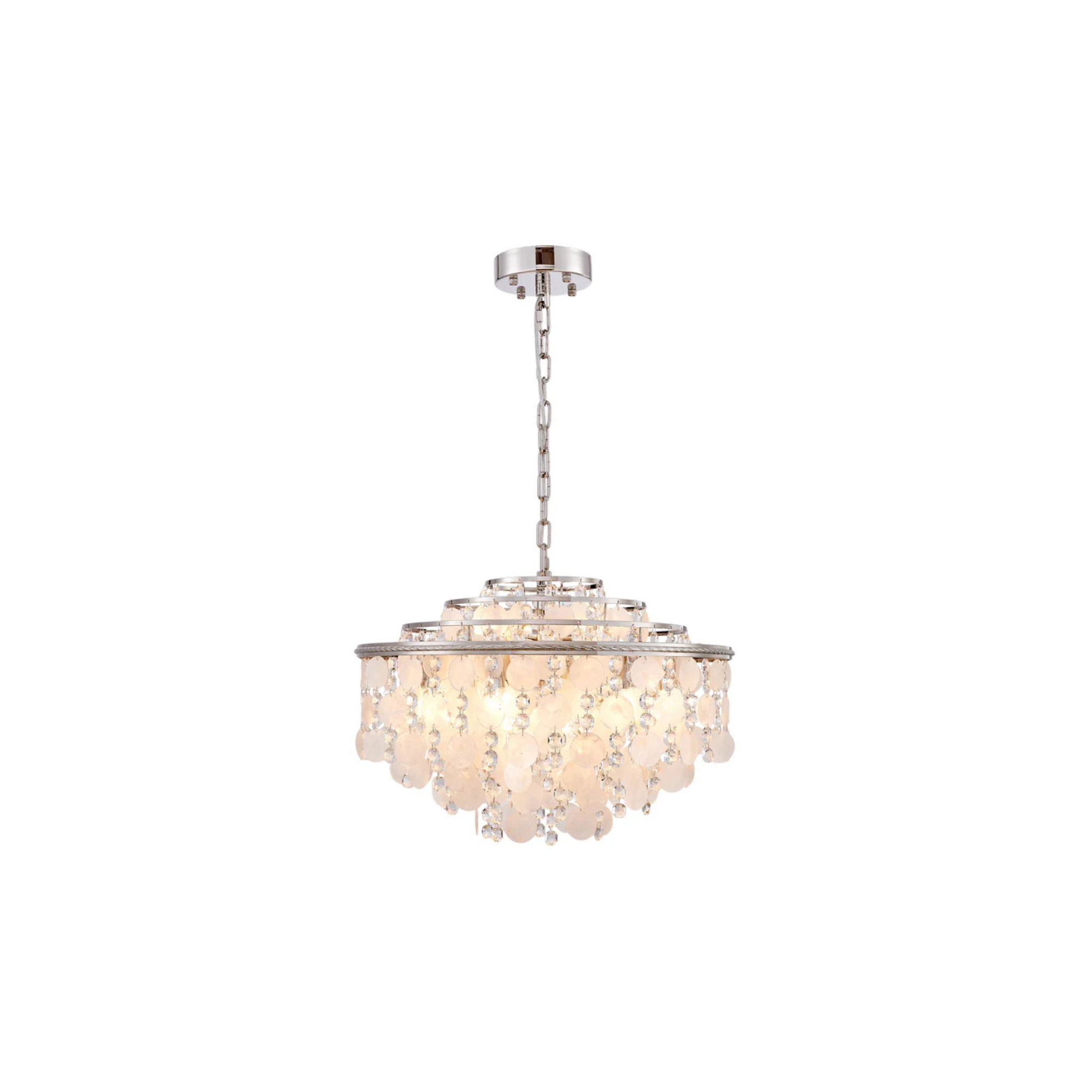 Suspension AVARA en nickel poli Artcraft — vue supplémentaire