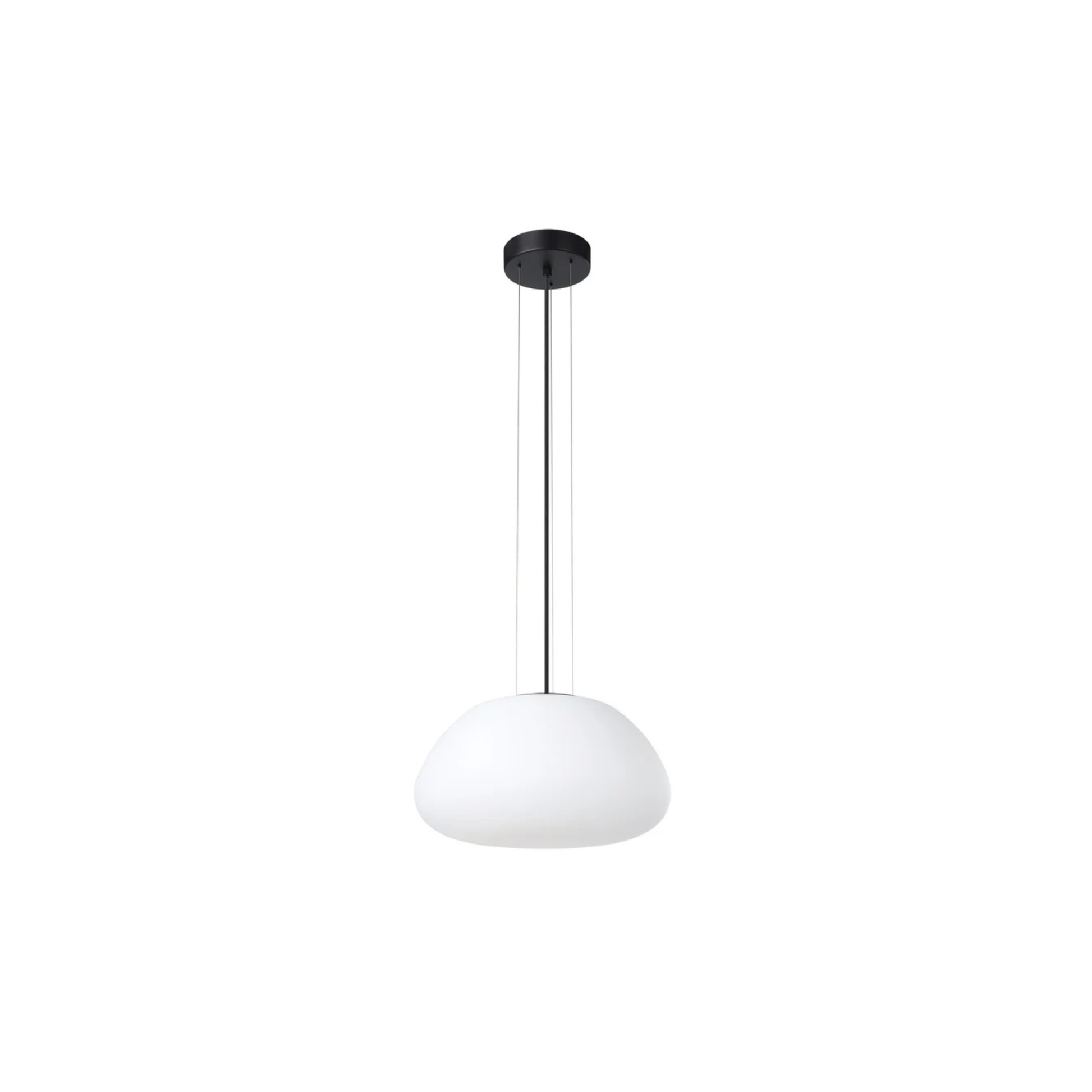 Suspension BALMES en noir Eglo — vue supplémentaire