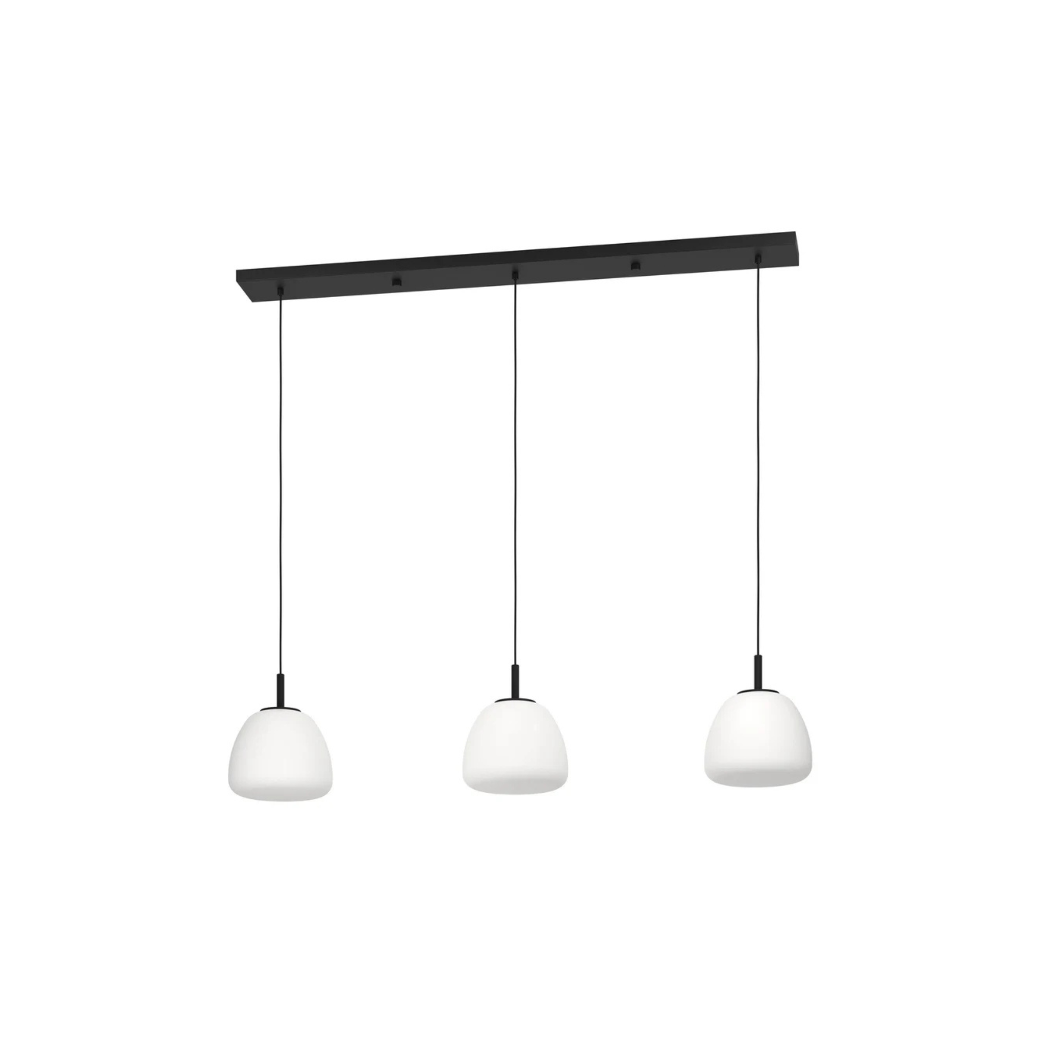 Suspension BALMES en noir Eglo — vue supplémentaire