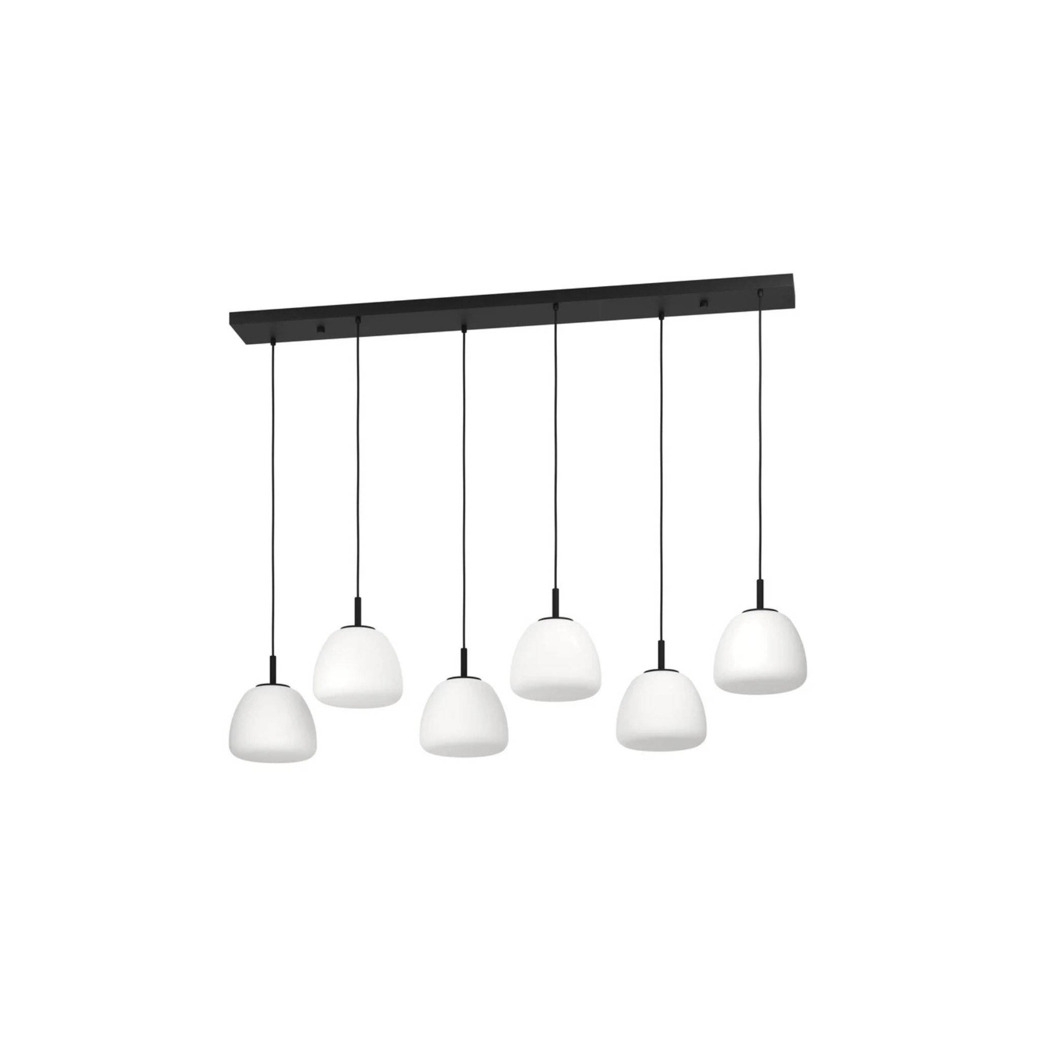 Suspension BALMES en noir Eglo — vue supplémentaire