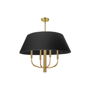 Suspension DALIA en laiton vieilli et noir Dainolite — vue supplémentaire