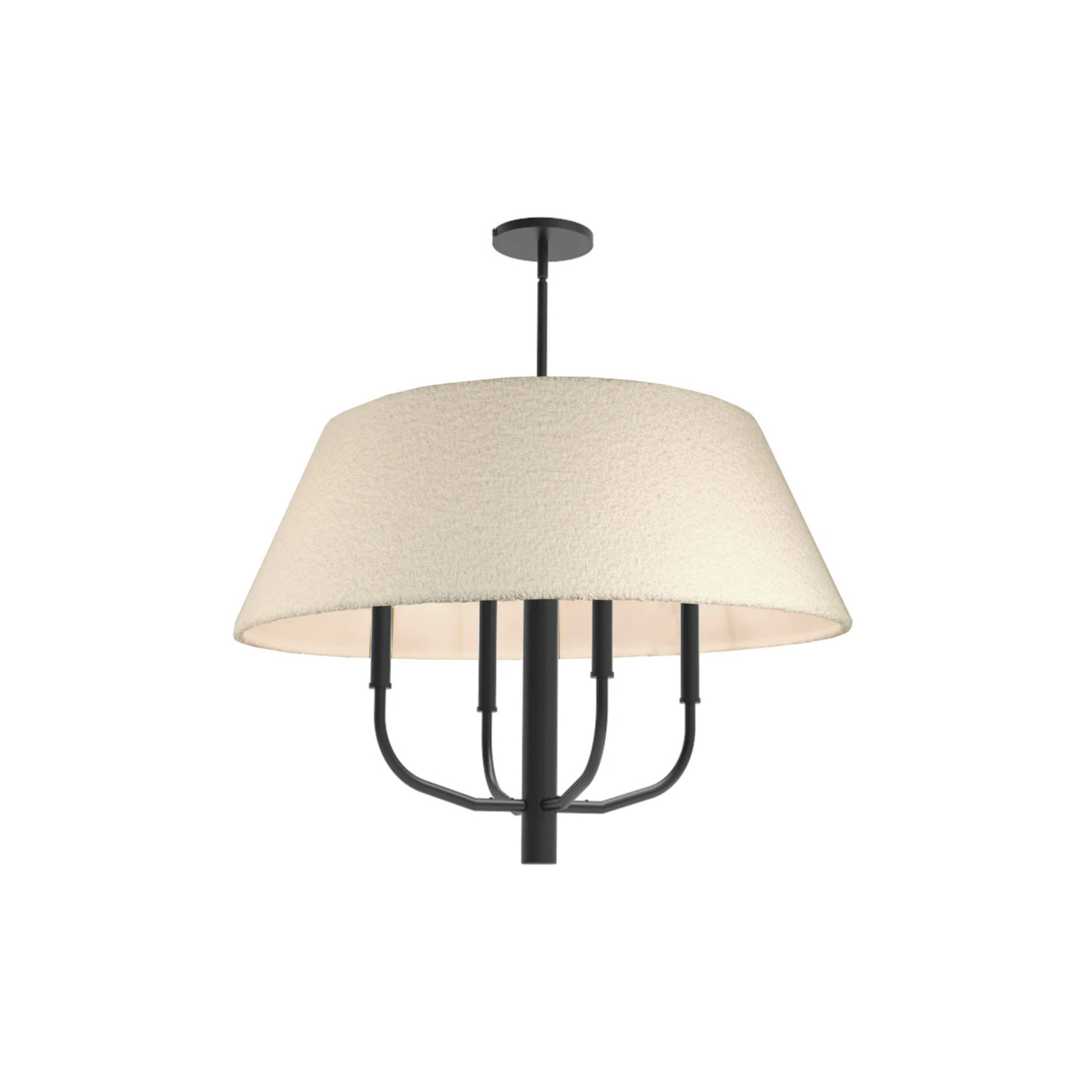 Suspension DALIA en noir mat et blanc Dainolite — vue supplémentaire