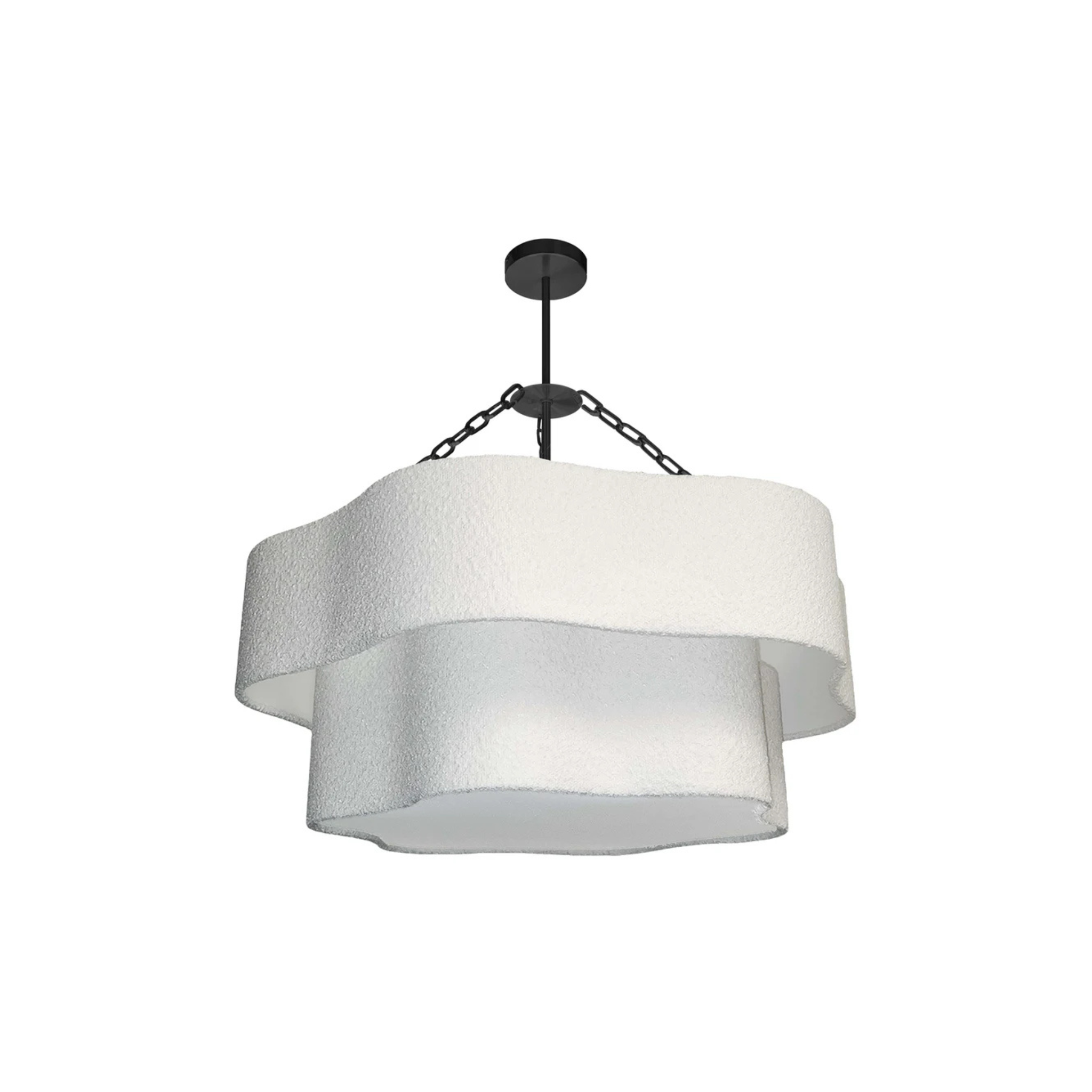 Suspension DALIA en noir mat et blanc Dainolite — vue supplémentaire