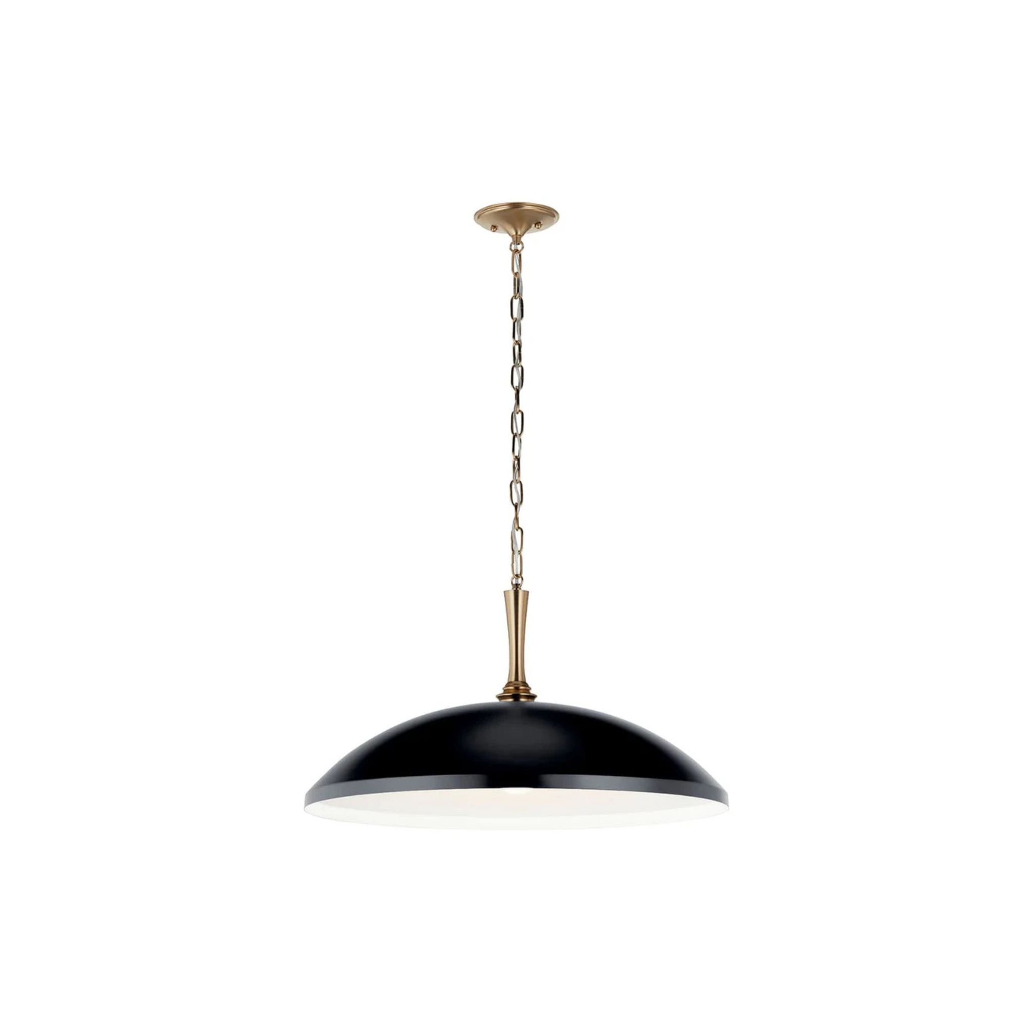 Suspension DELAROSA en noir et bronze champagne Kichler — vue supplémentaire