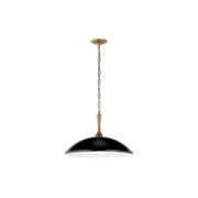 Suspension DELAROSA en noir et bronze champagne Kichler — vue supplémentaire