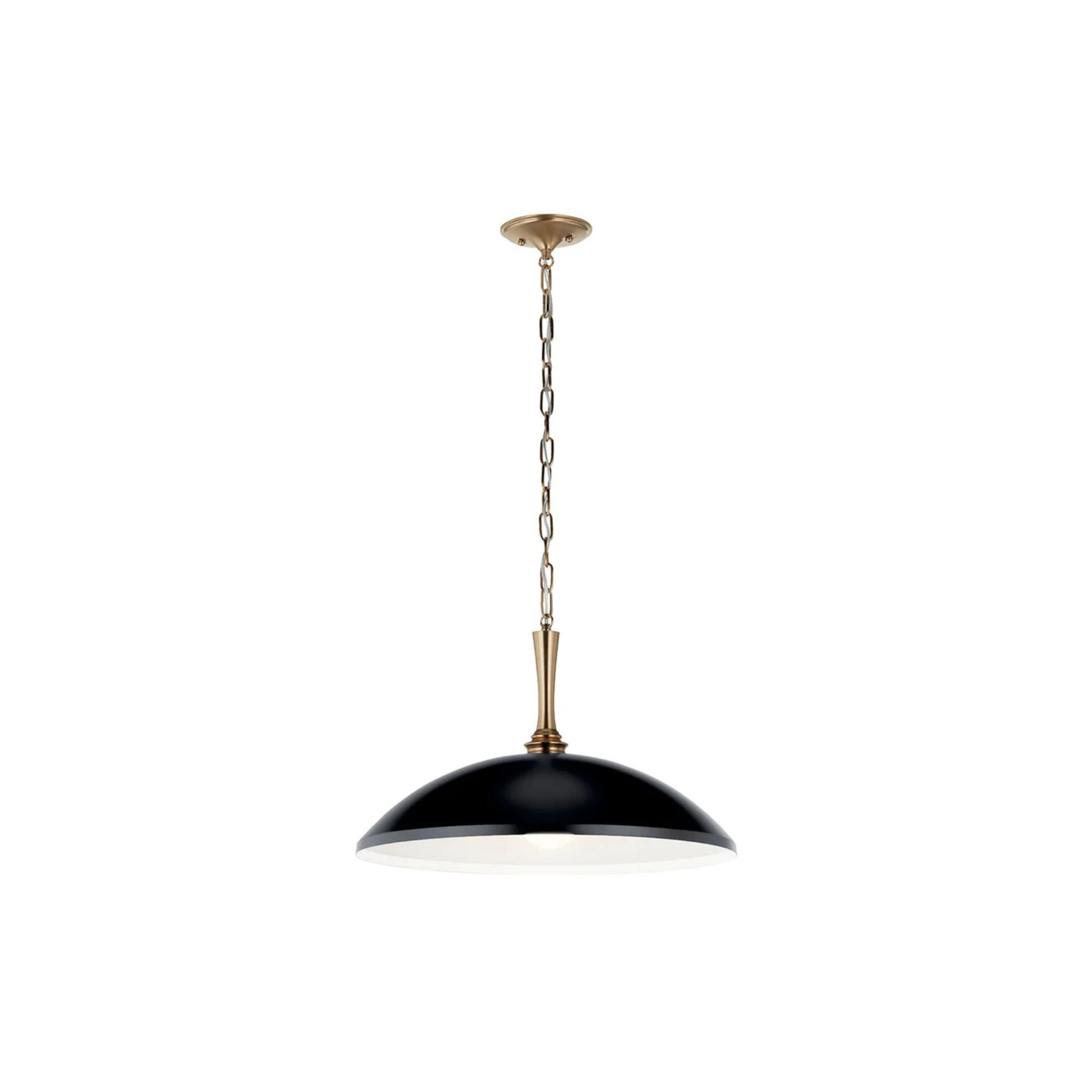 Suspension DELAROSA en noir et bronze champagne Kichler — vue supplémentaire