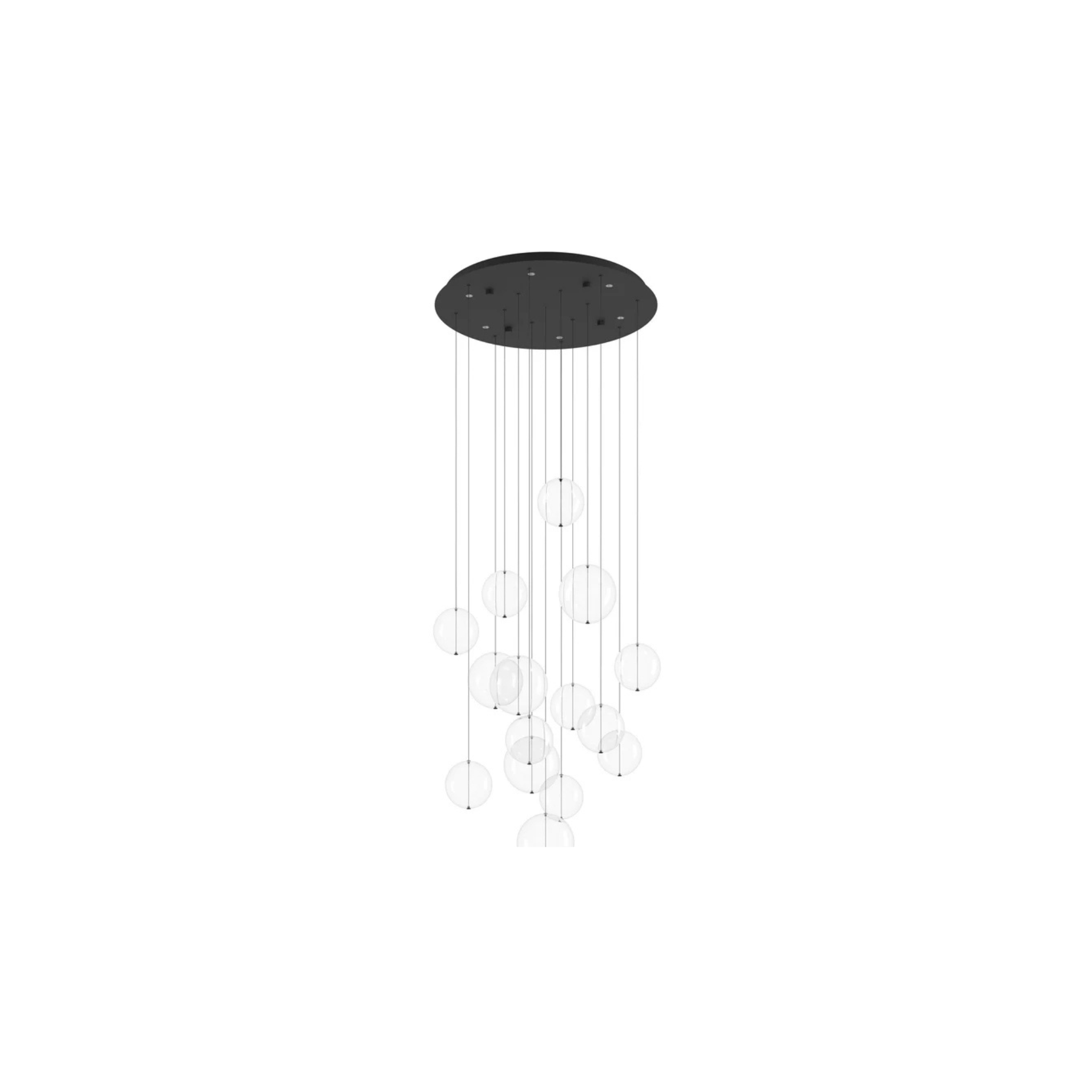 Suspension ESPARDELLO en noir Eglo — vue supplémentaire