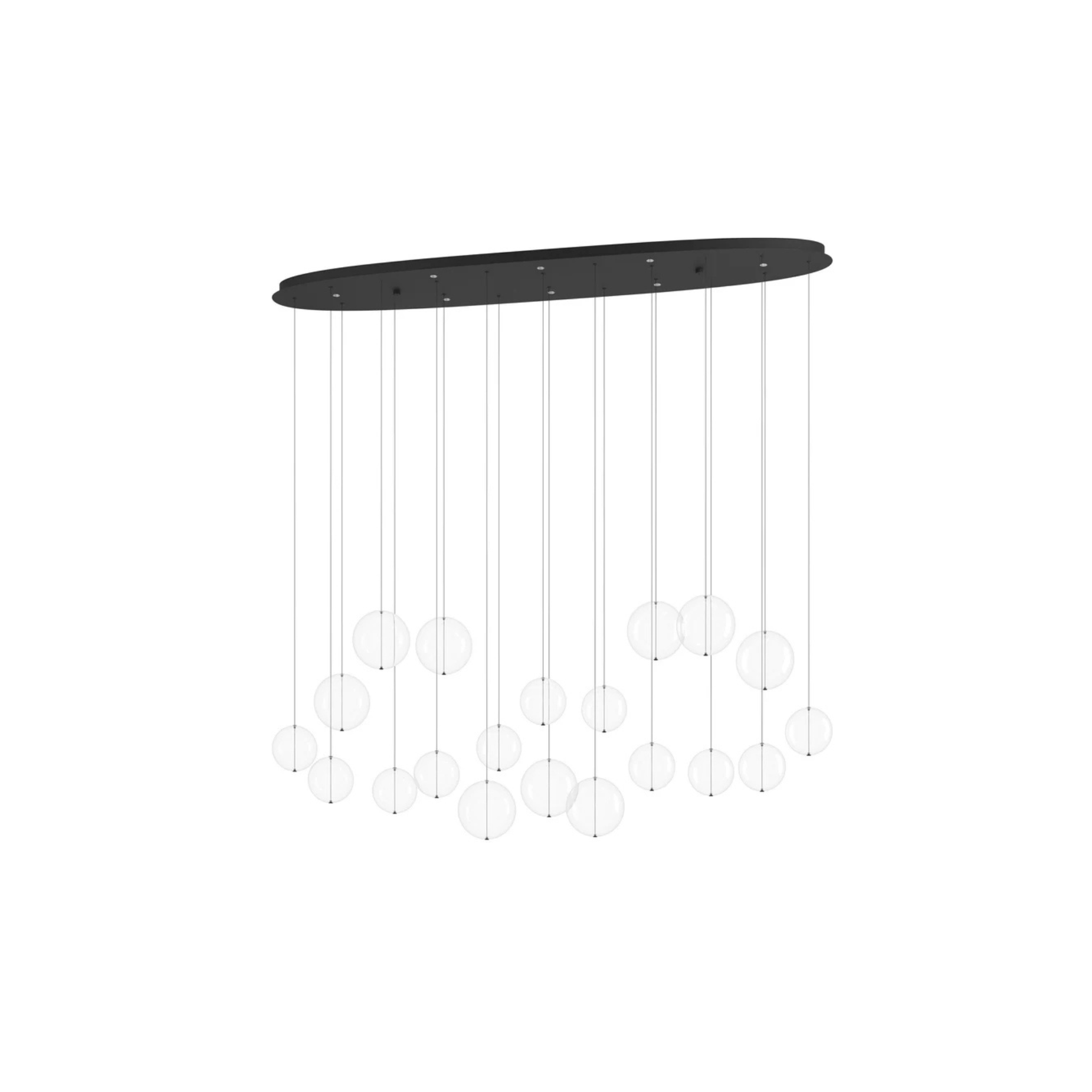 Suspension ESPARDELLO en noir Eglo — vue supplémentaire
