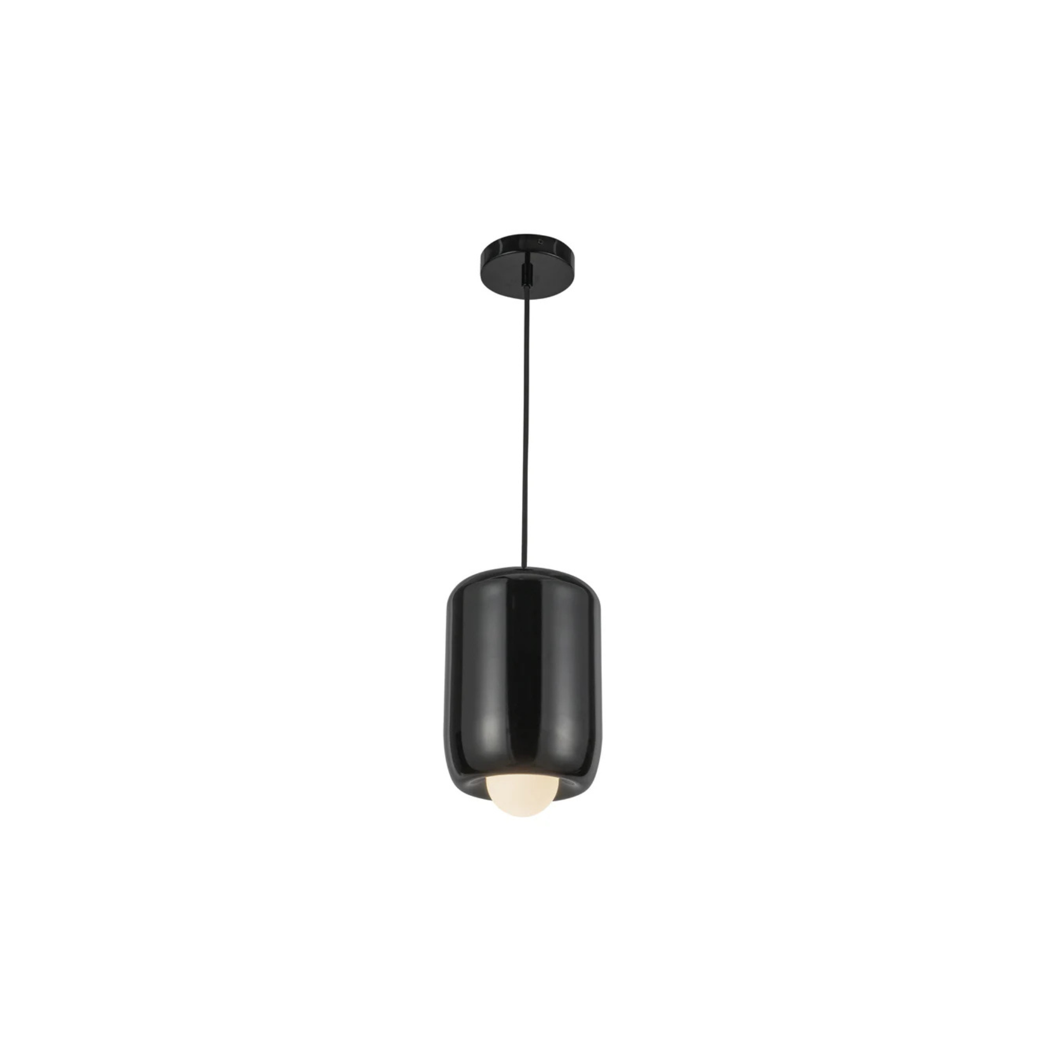Suspension HAYDEN en noir brillant Kuzco — vue supplémentaire