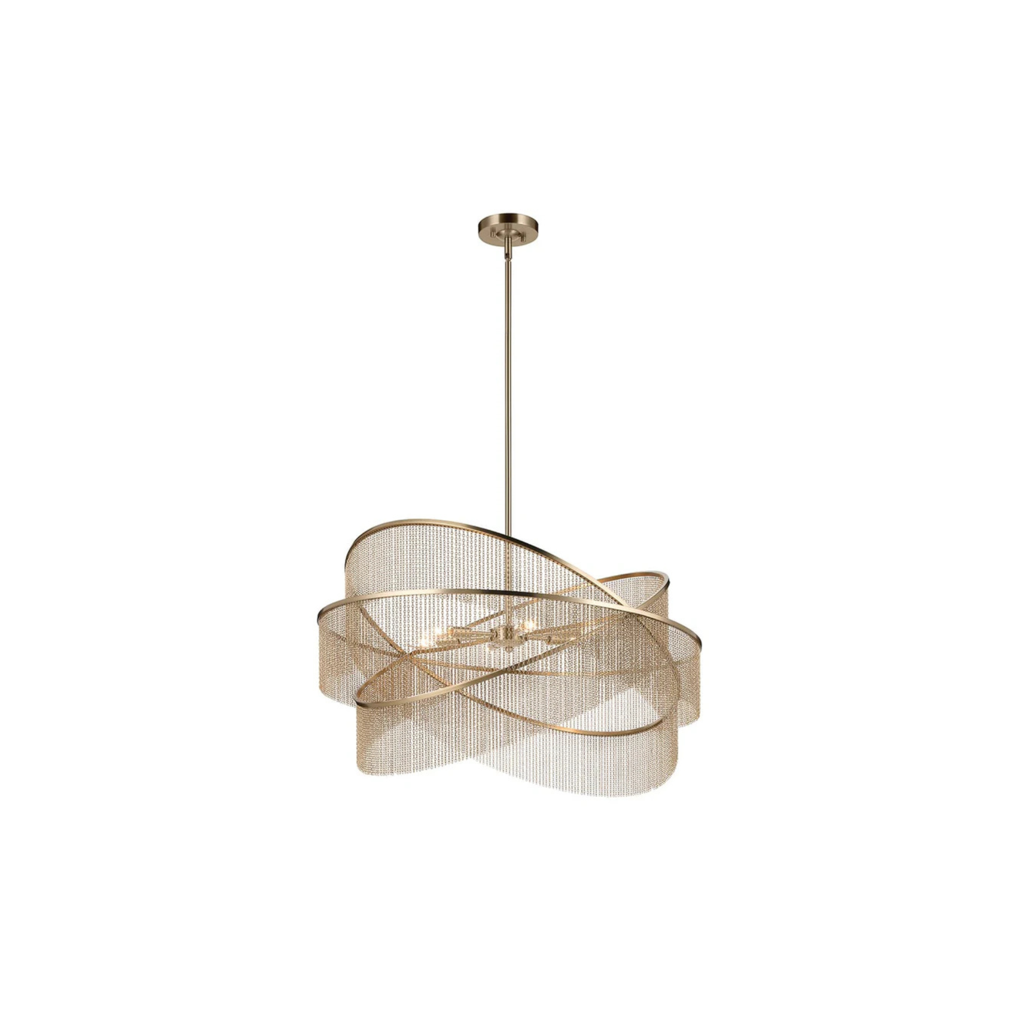 Suspension KHAITE en bronze champagne Kichler — vue supplémentaire