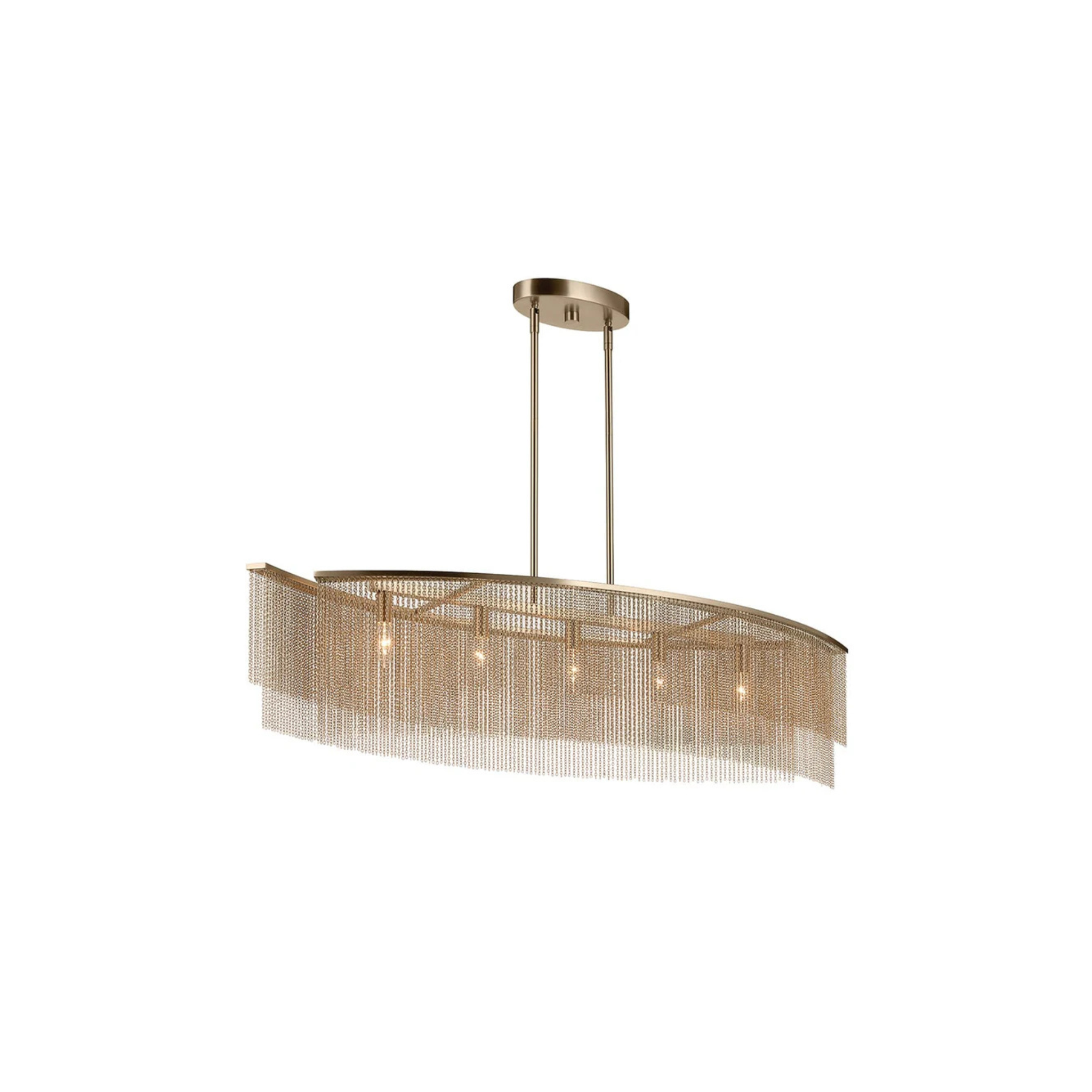 Suspension KHAITE en bronze champagne Kichler — vue supplémentaire