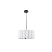 Suspension PACIFICA en noir mat et blanc Dainolite — vue supplémentaire