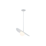 Suspension PAVEN en blanc mat Dainolite — vue supplémentaire