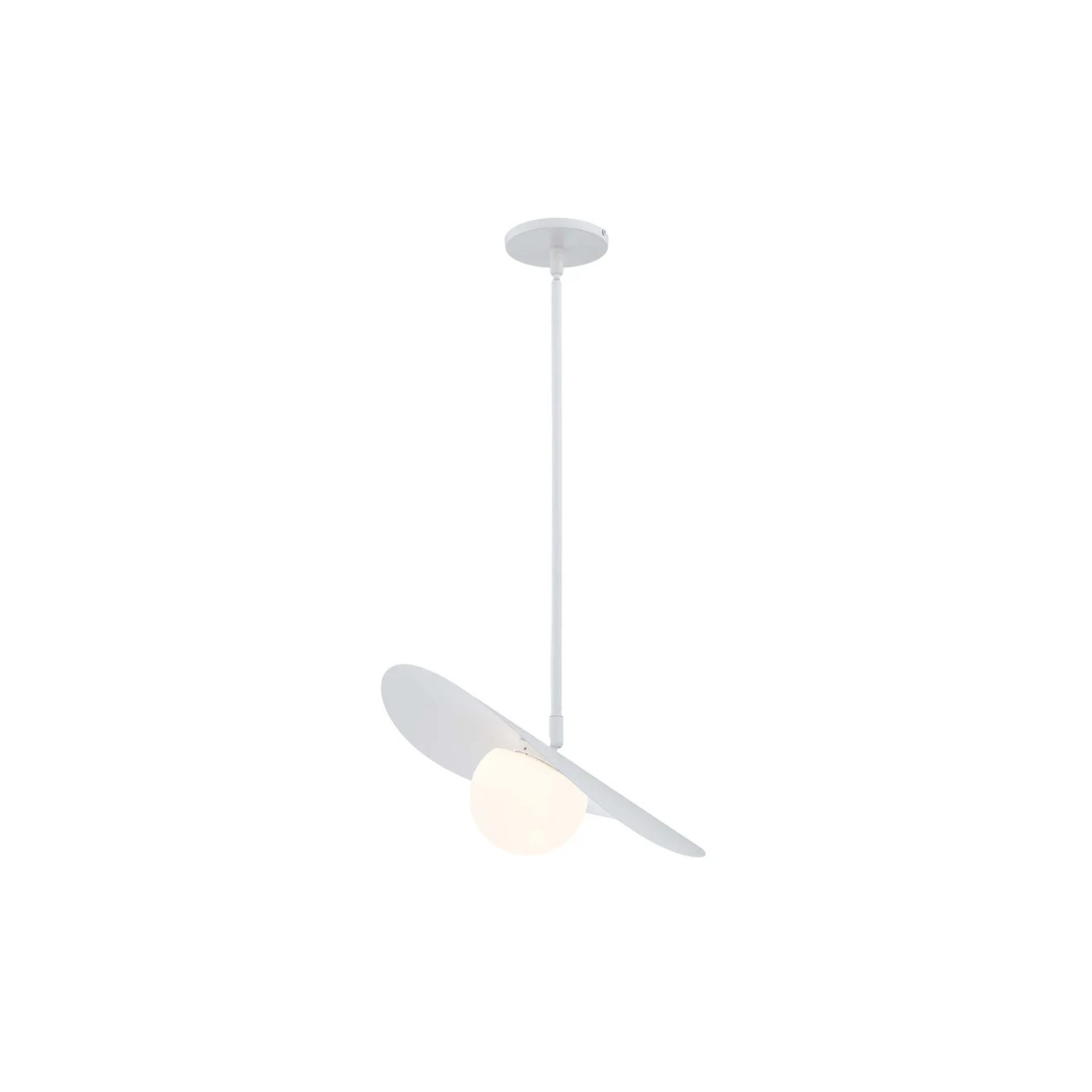 Suspension PAVEN en blanc mat Dainolite — vue supplémentaire