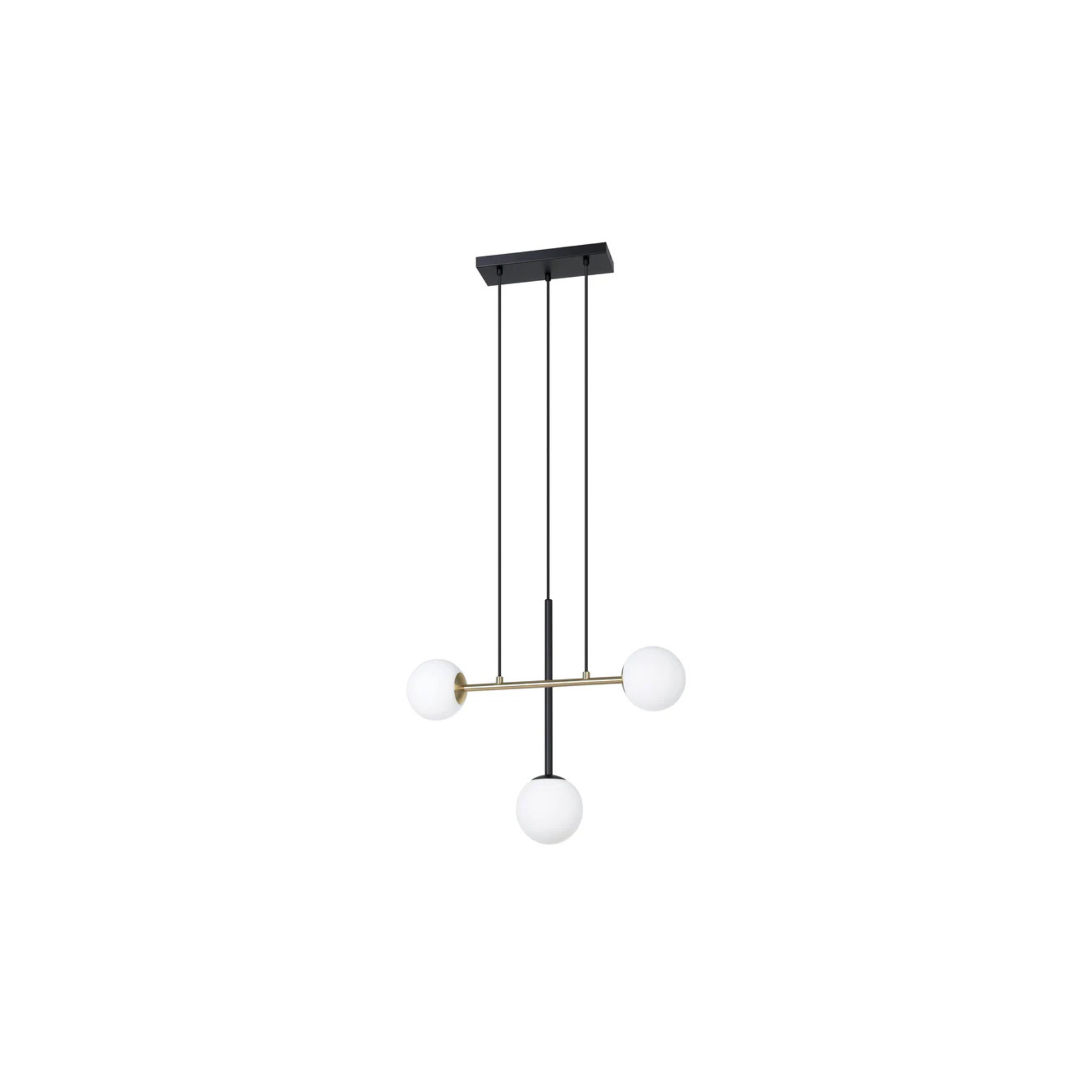 Suspension PAZ en noir et or brossé Eglo — vue supplémentaire