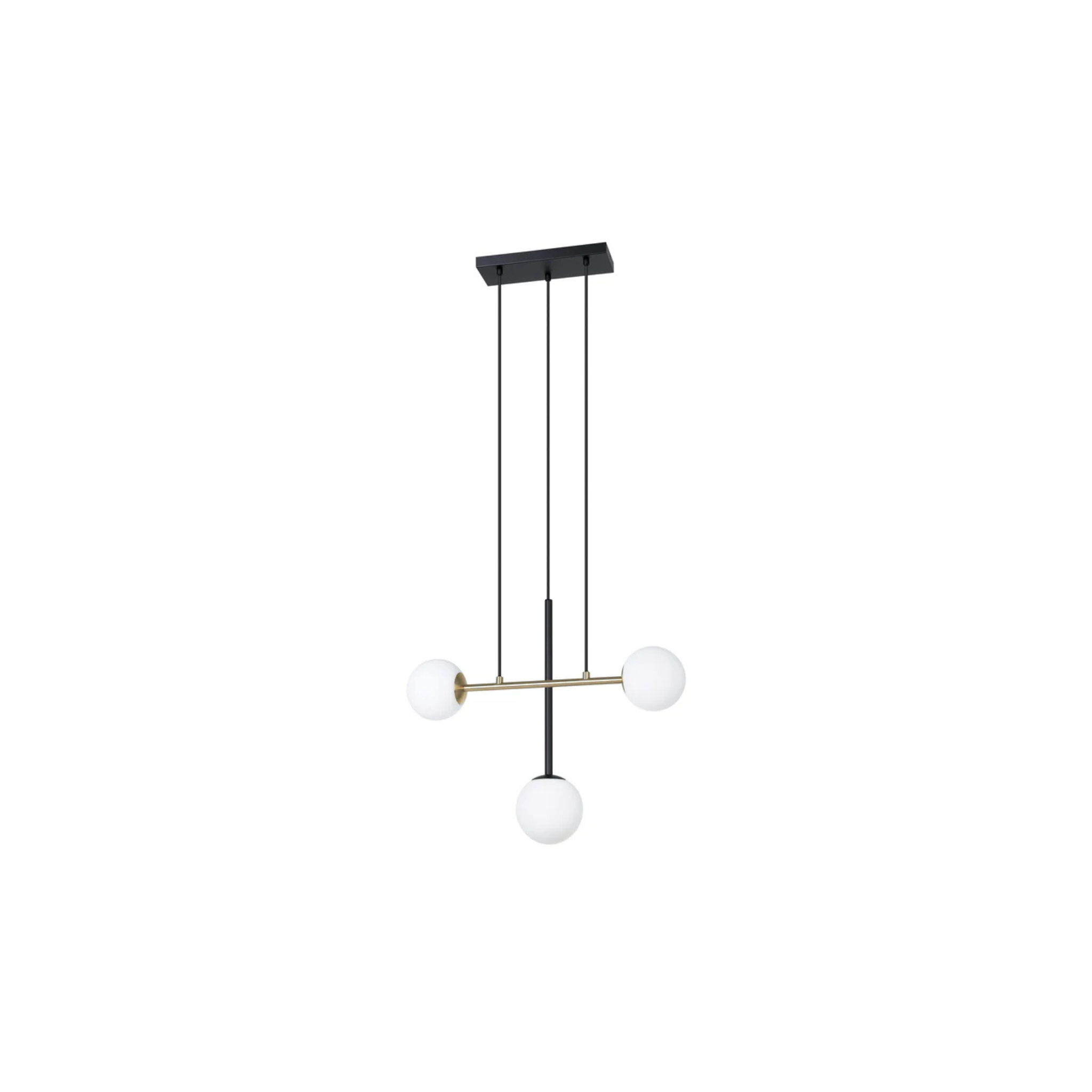 Suspension PAZ en noir et or brossé Eglo — vue supplémentaire