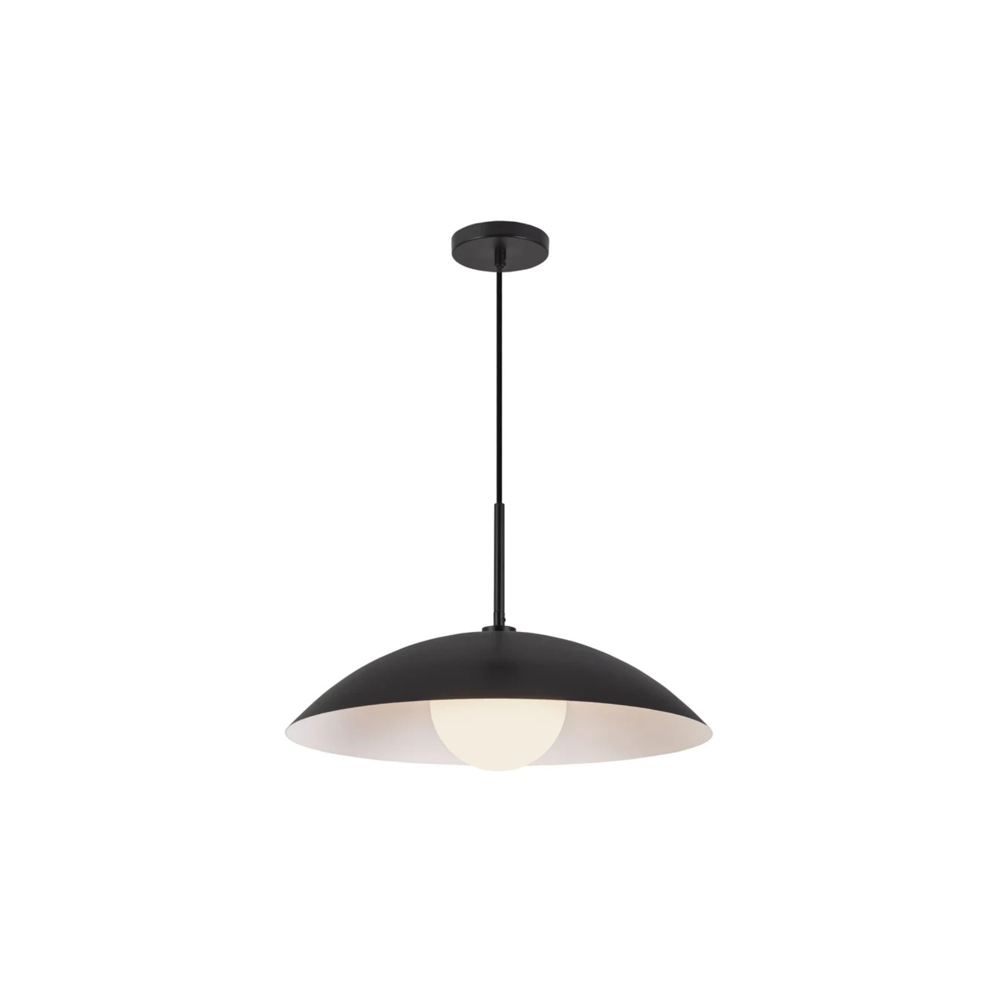 Suspension REGENT en noir Kuzco — vue supplémentaire