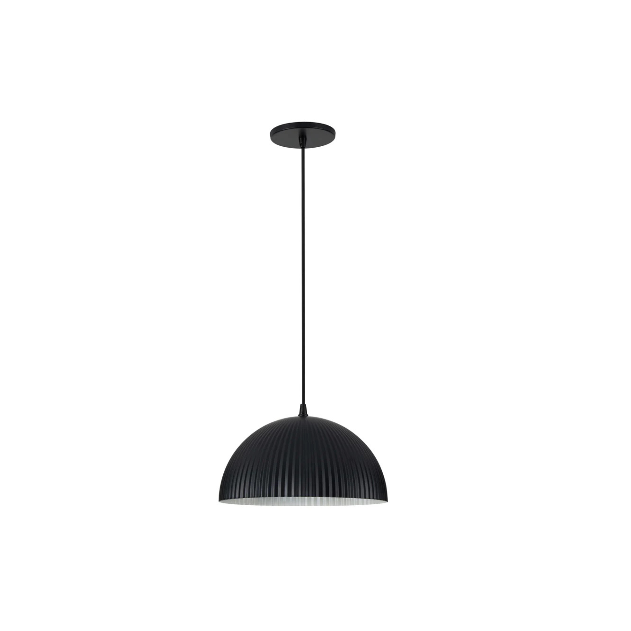 Suspension REMY en noir mat et blanc Dainolite — vue supplémentaire