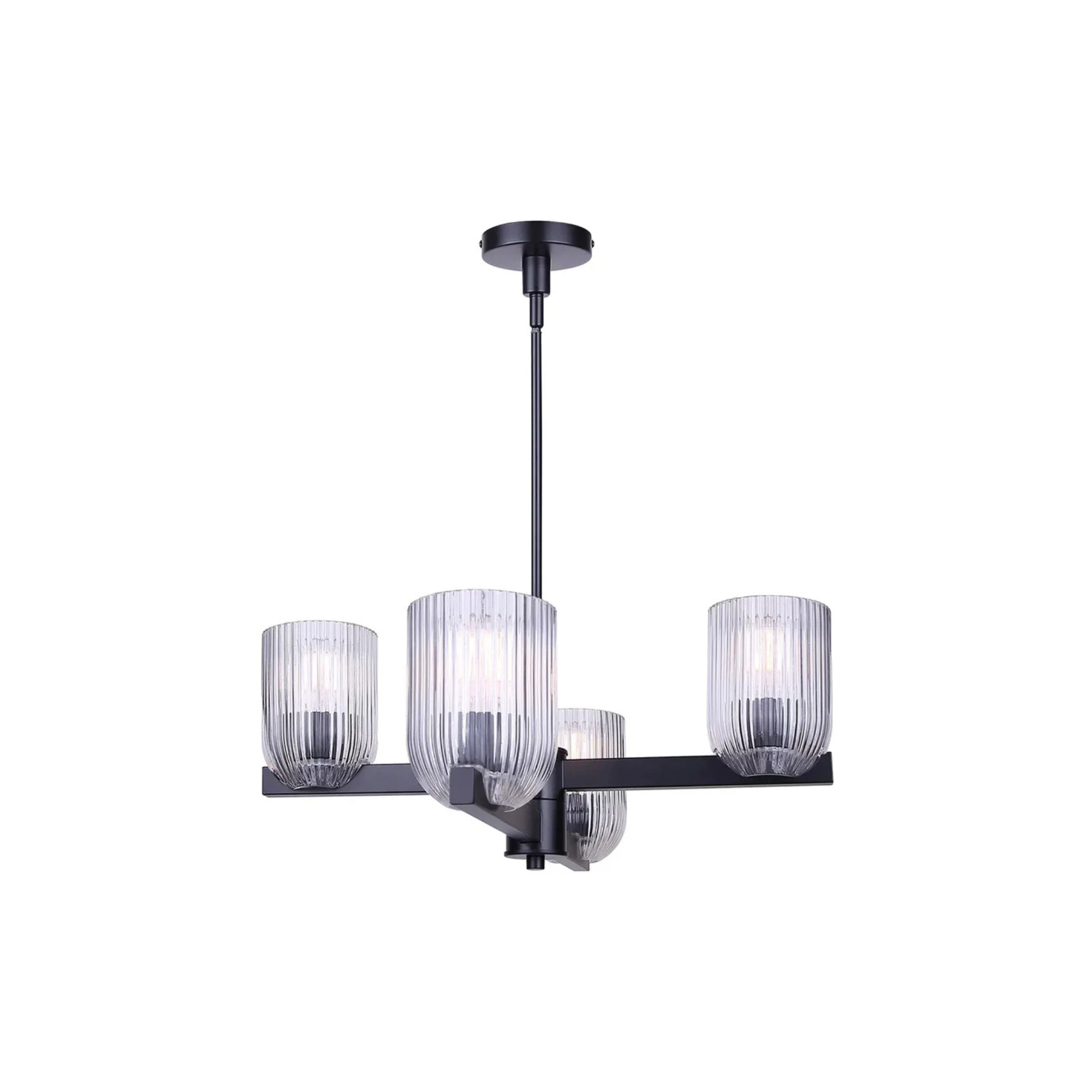Suspension RENZO en noir mat Canarm — vue supplémentaire