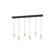 Suspension TERQUE en noir et or brossé Eglo — vue supplémentaire