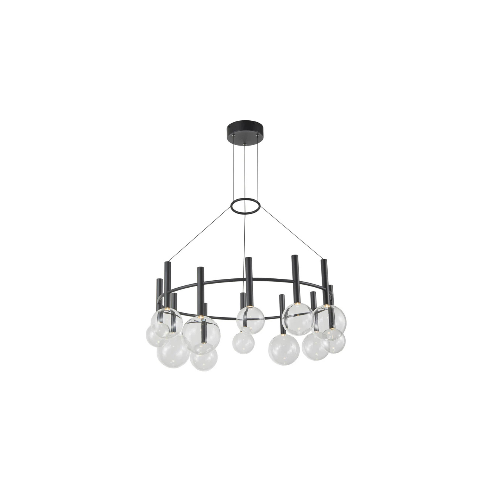 Suspension TERRA en noir Artcraft — vue supplémentaire
