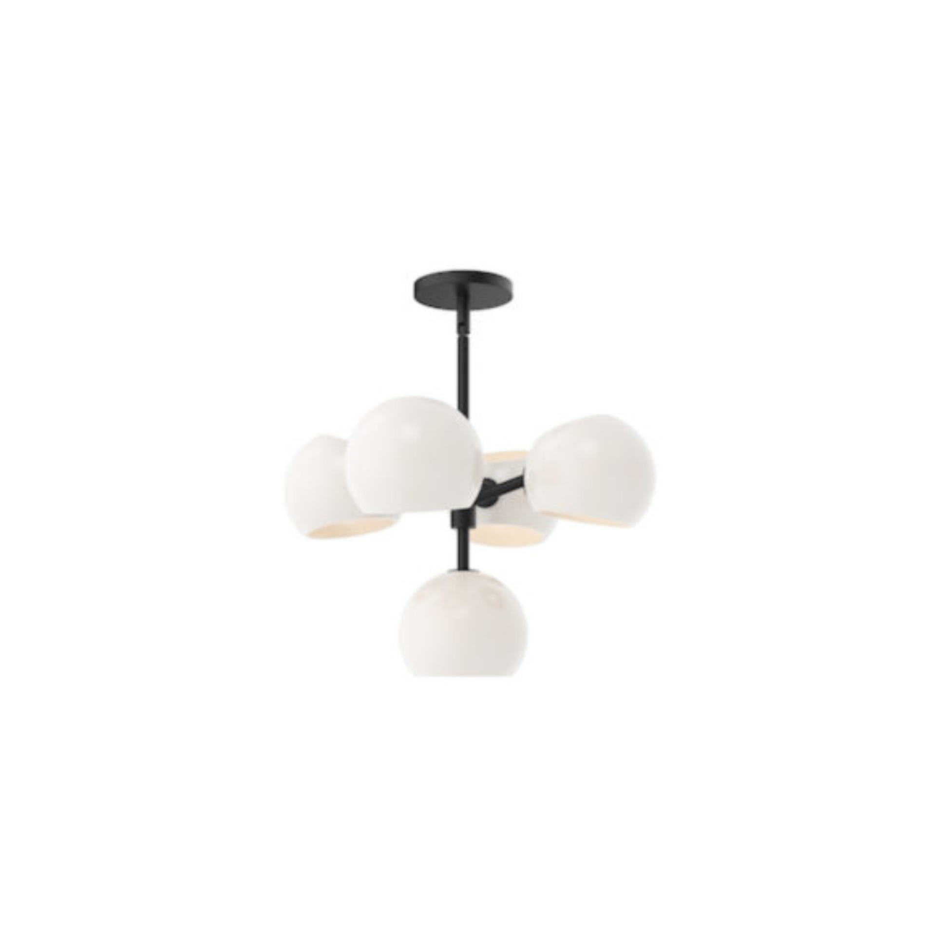 Suspension WILLOW en noir mat Alora — vue supplémentaire