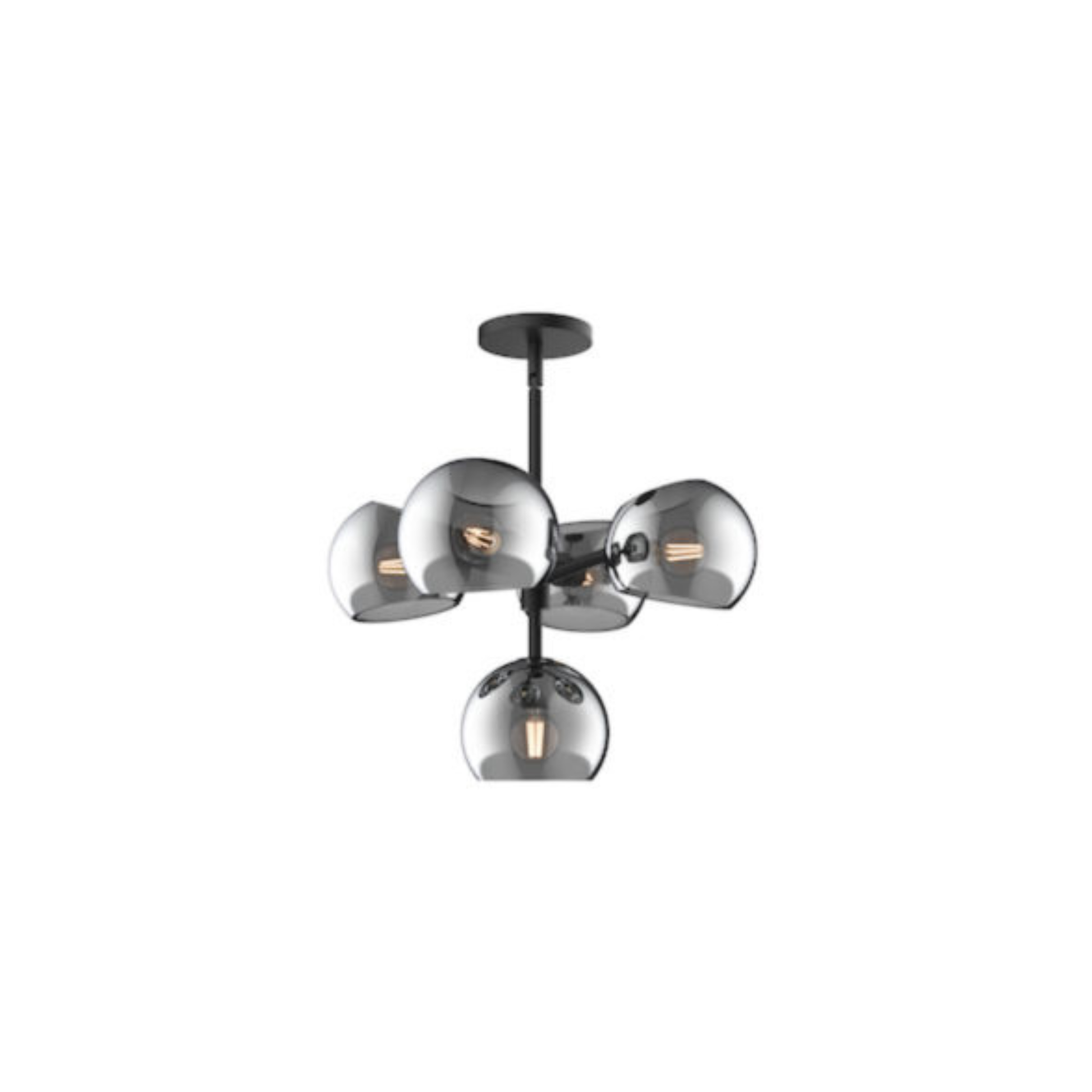 Suspension WILLOW en noir mat Alora — vue supplémentaire