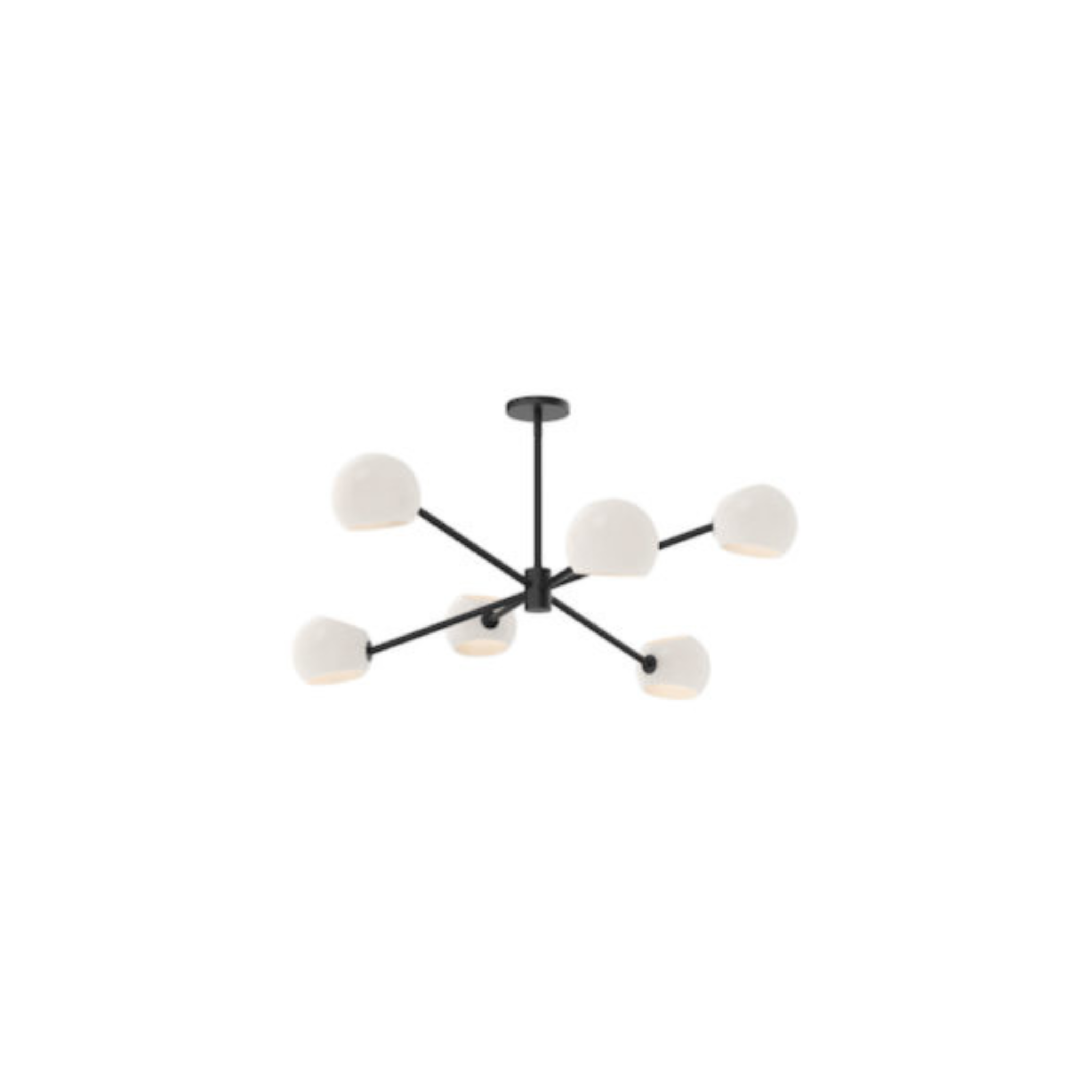 Suspension WILLOW en noir mat Alora — vue supplémentaire