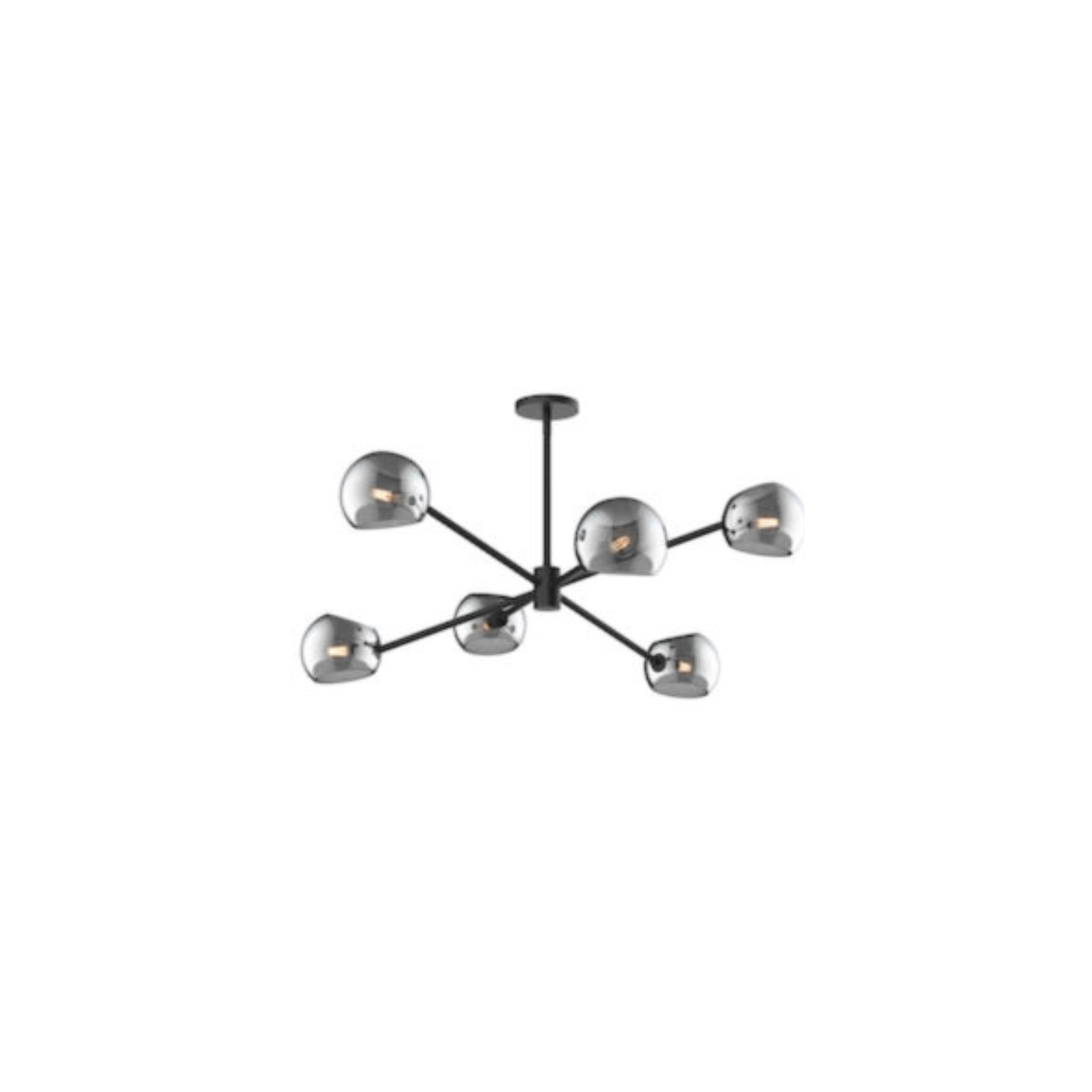 Suspension WILLOW en noir mat Alora — vue supplémentaire