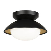 Plafonnier HATLEY en noir et or — Matteo