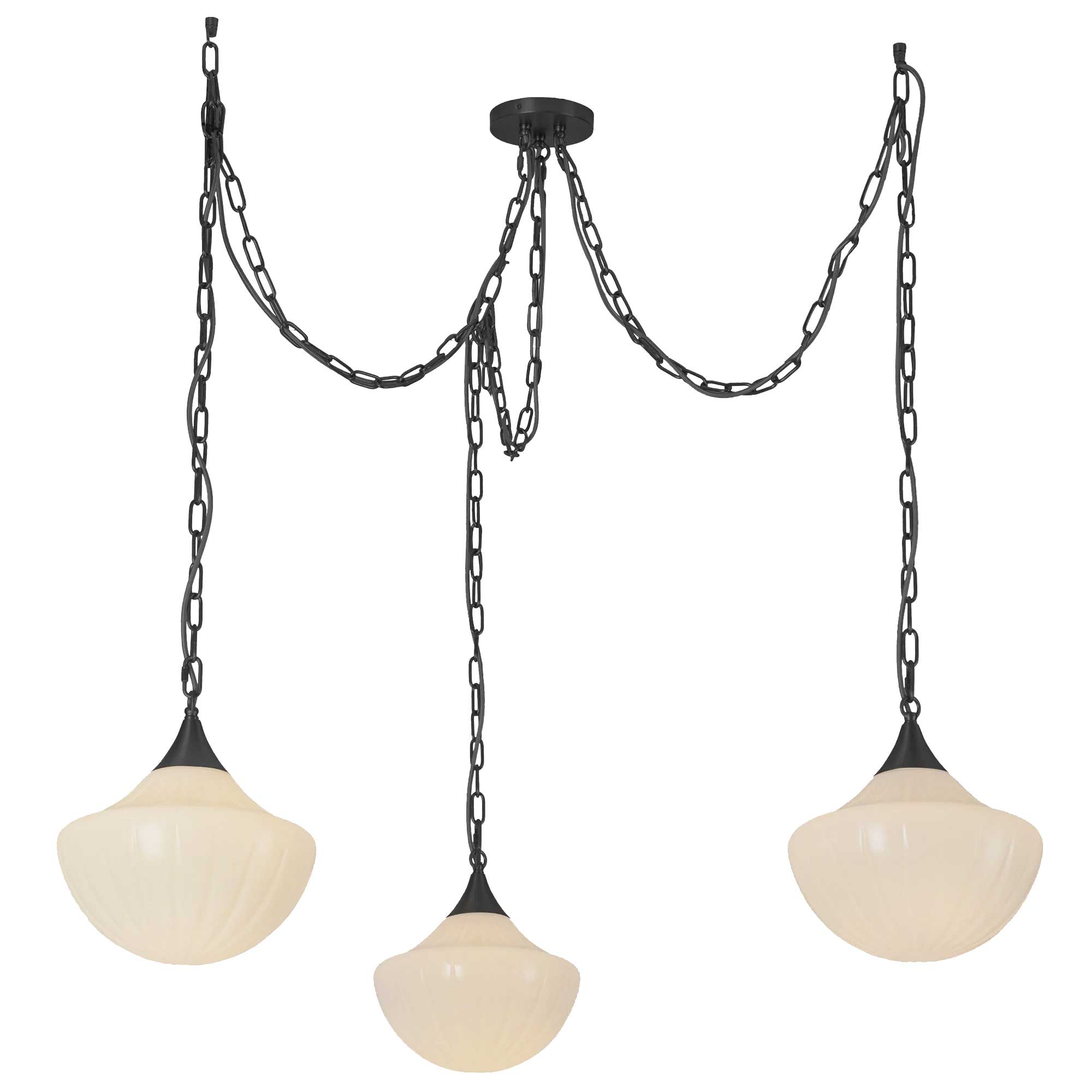 Suspension FARRAH en noir mat | Luminaire Expert