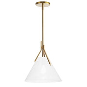 Suspension NICOLE en laiton vieilli — Dainolite