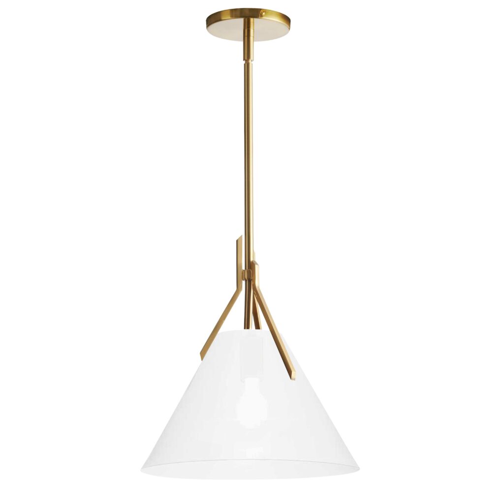 Suspension NICOLE en laiton vieilli — Dainolite