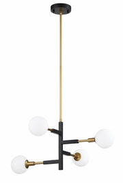 Suspension AMBIENCE en noir et laiton — Kendal